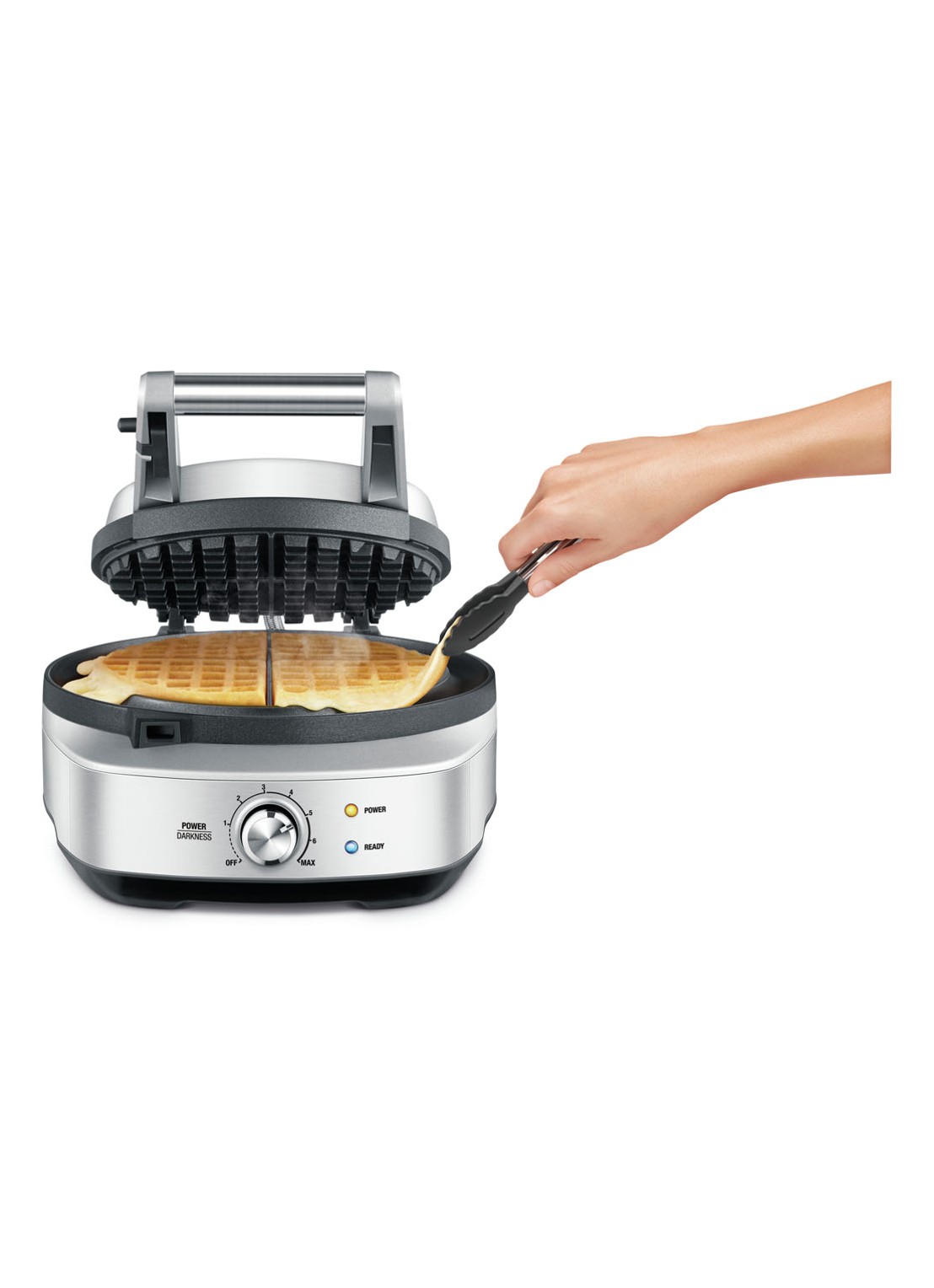 Sage The No-Mess Waffle wafelijzer SWM520BSS4EEU1 - detail 4 zilver