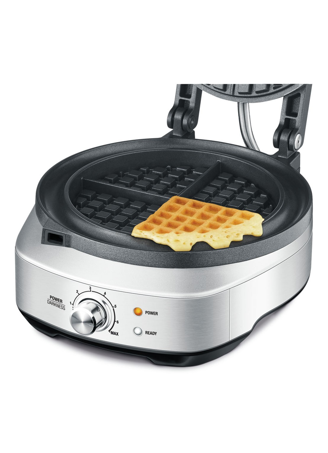 Sage The No-Mess Waffle wafelijzer SWM520BSS4EEU1 - voorkant 2 zilver