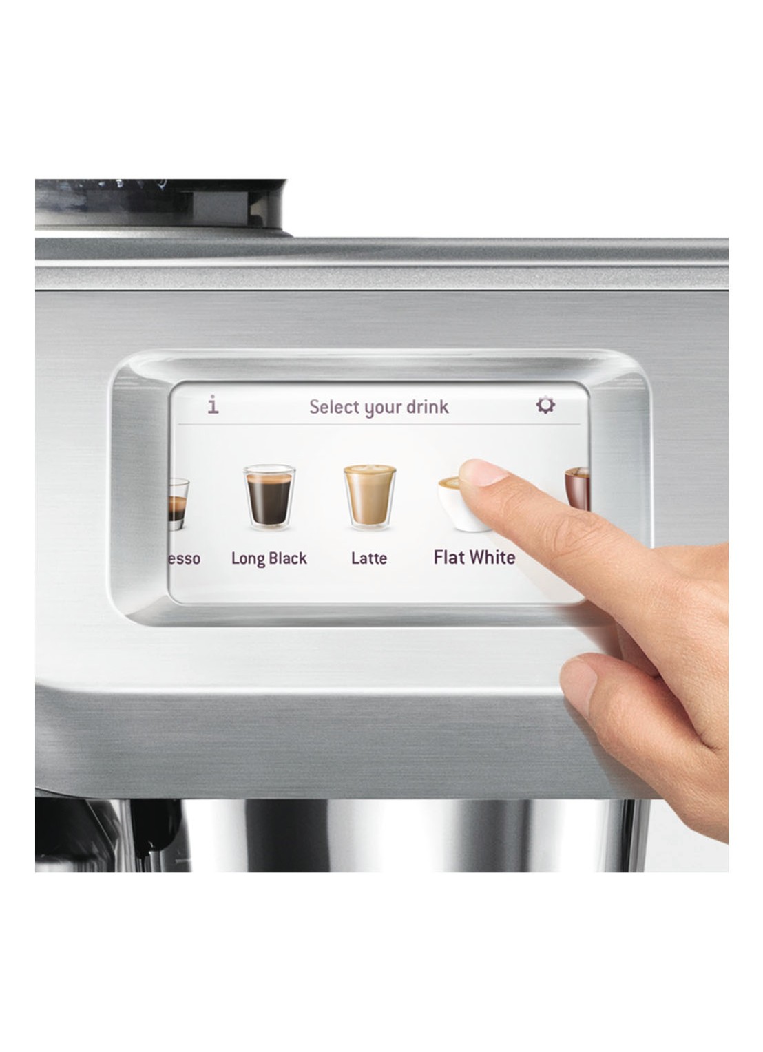 Sage The Oracle Touch espressomachine SES990BSS4 - detail 3 zilver