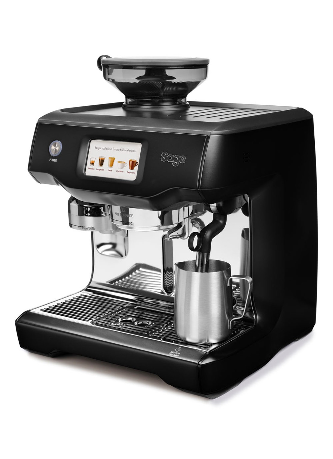 Sage The Oracle Touch koffiemachine SES990BST4 - voorkant 6 zwart