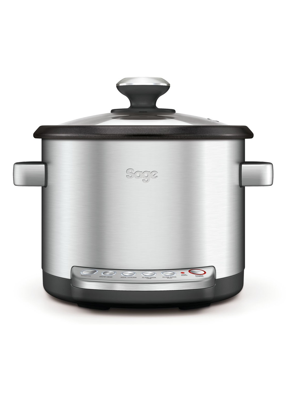 Sage The Risotto Plus slowcooker 3,7 liter SRC600BSS4EEU1 - voorkant 6 zilver
