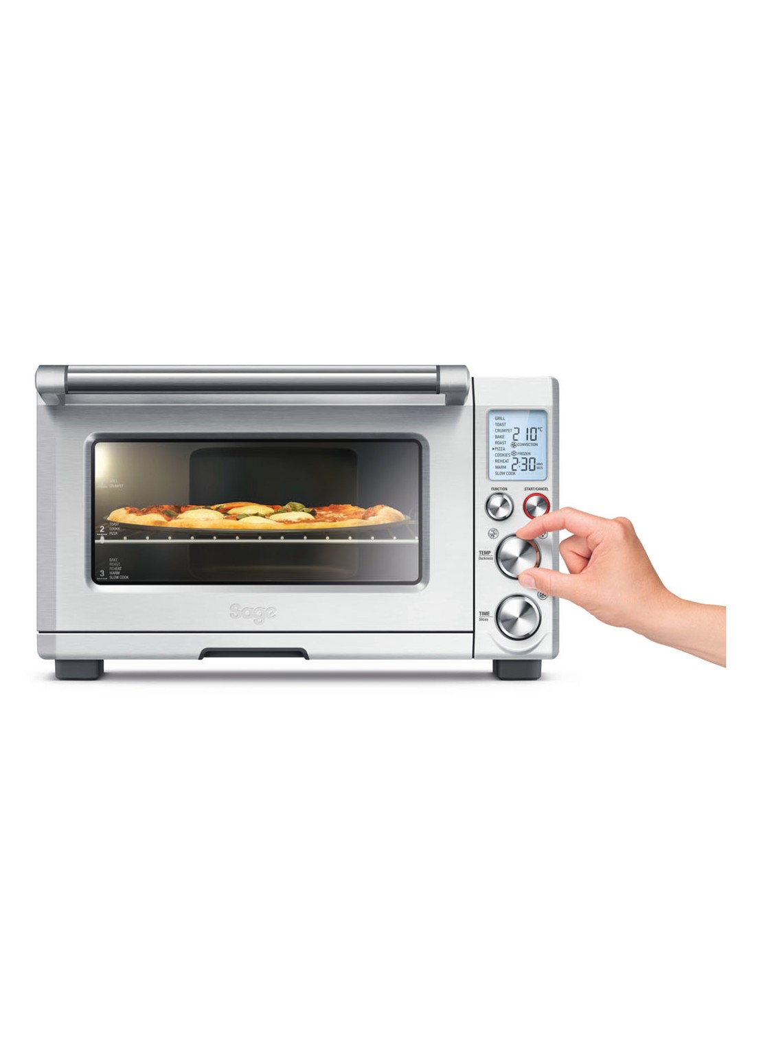Sage The Smart Oven Pro SOV820BSS4EEU1 - voorkant zilver