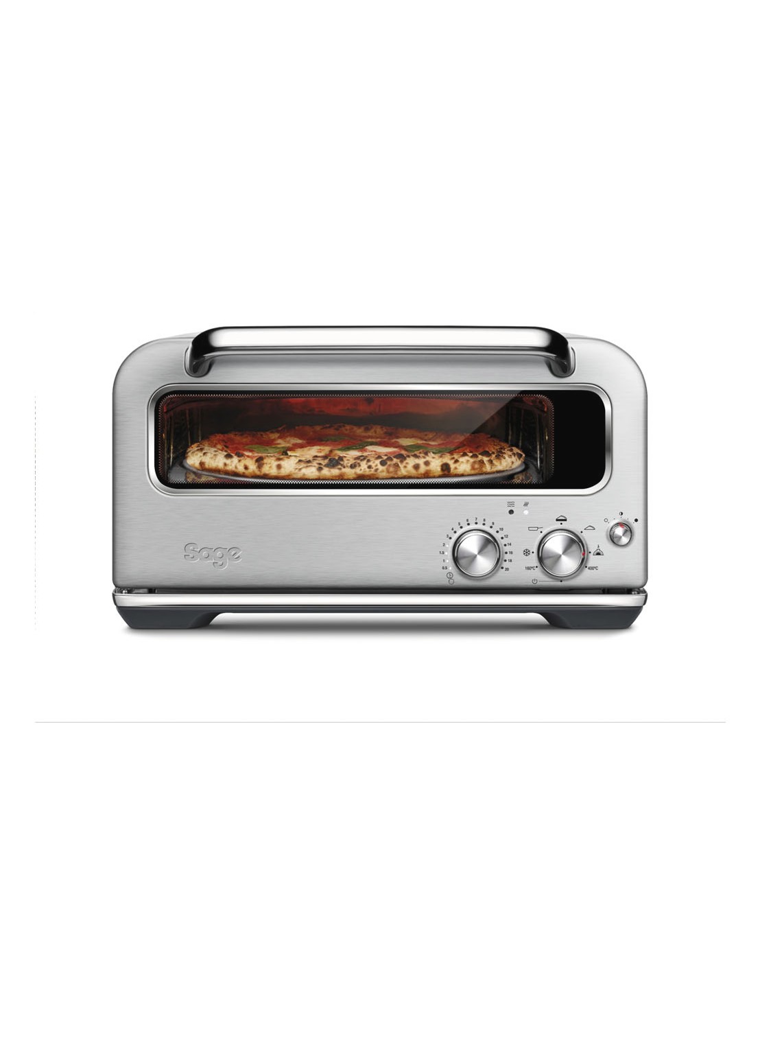 Sage The Smart Pizzaiolo oven SPZ820 - voorkant zilver