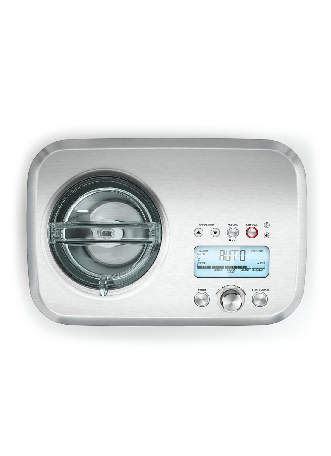 Sage The Smart Scoop ijsmachine BCI600 - detail roestvrijstaal