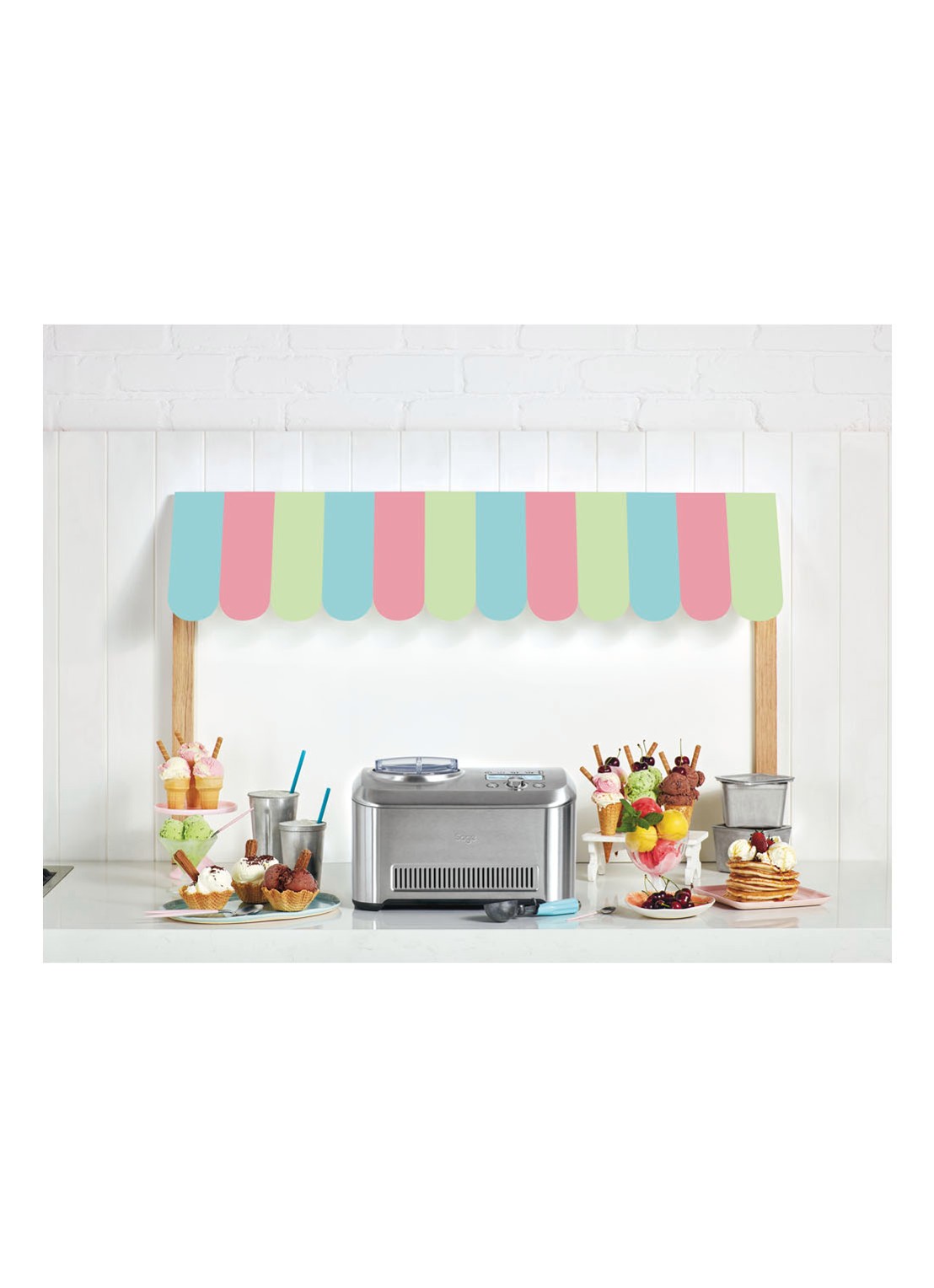 Sage The Smart Scoop ijsmachine BCI600 - voorkant 4 roestvrijstaal