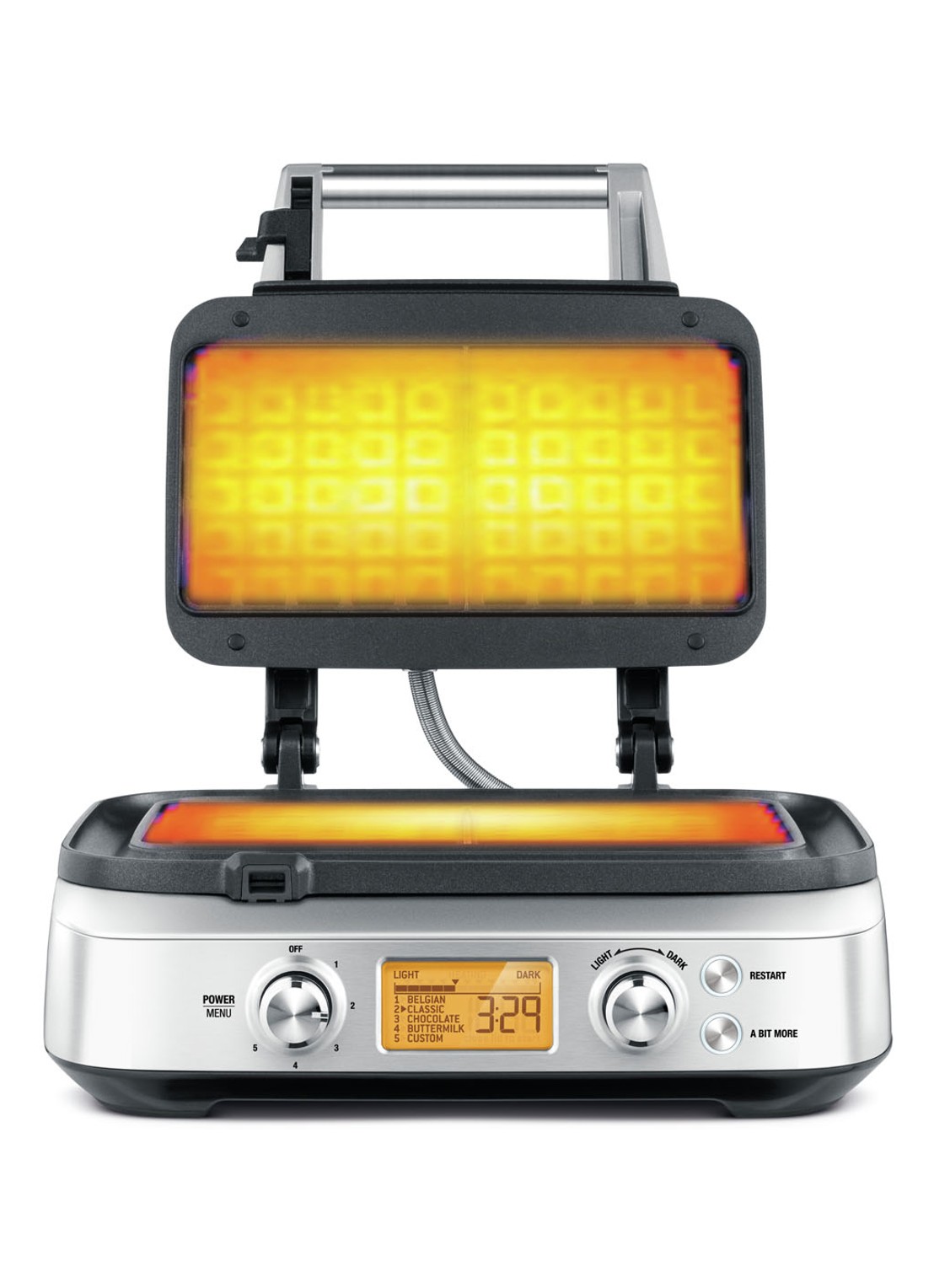 Sage The Smart Waffle Pro wafelijzer SWM620BSS4EEU1 - detail 3 zilver