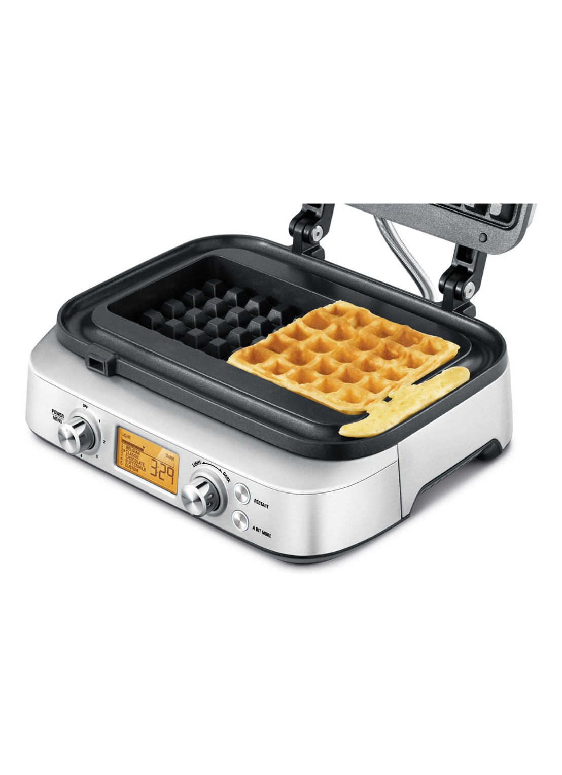 Sage The Smart Waffle Pro wafelijzer SWM620BSS4EEU1 - detail 4 zilver
