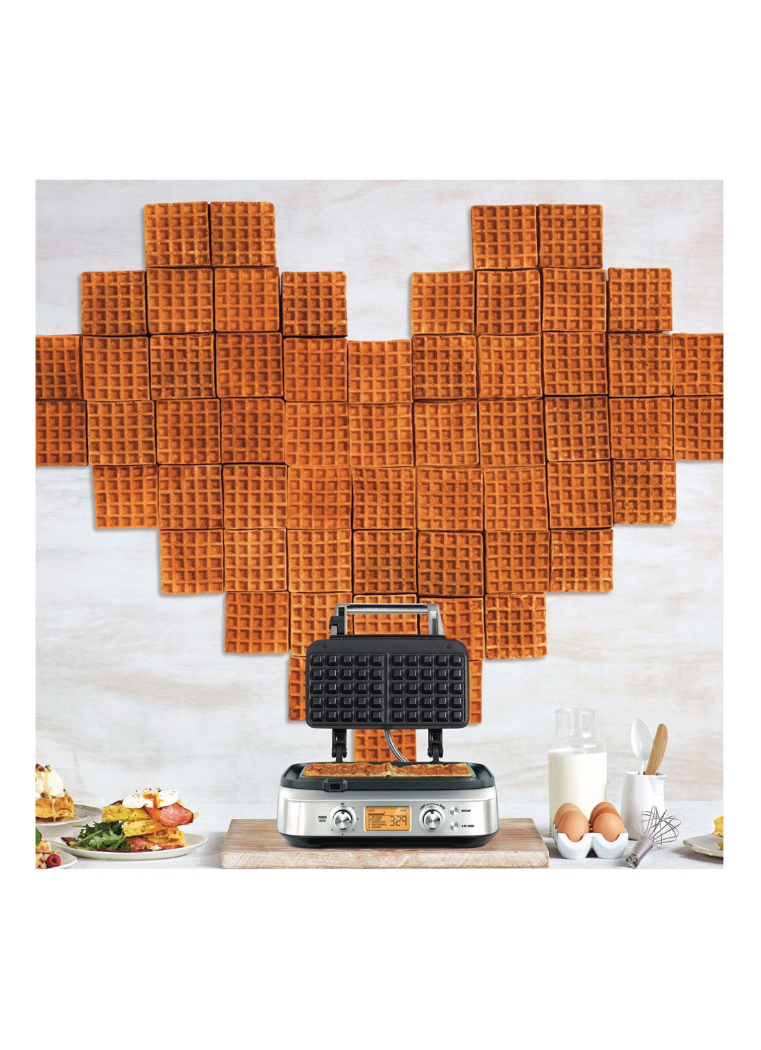 Sage The Smart Waffle Pro wafelijzer SWM620BSS4EEU1 - detail 5 zilver