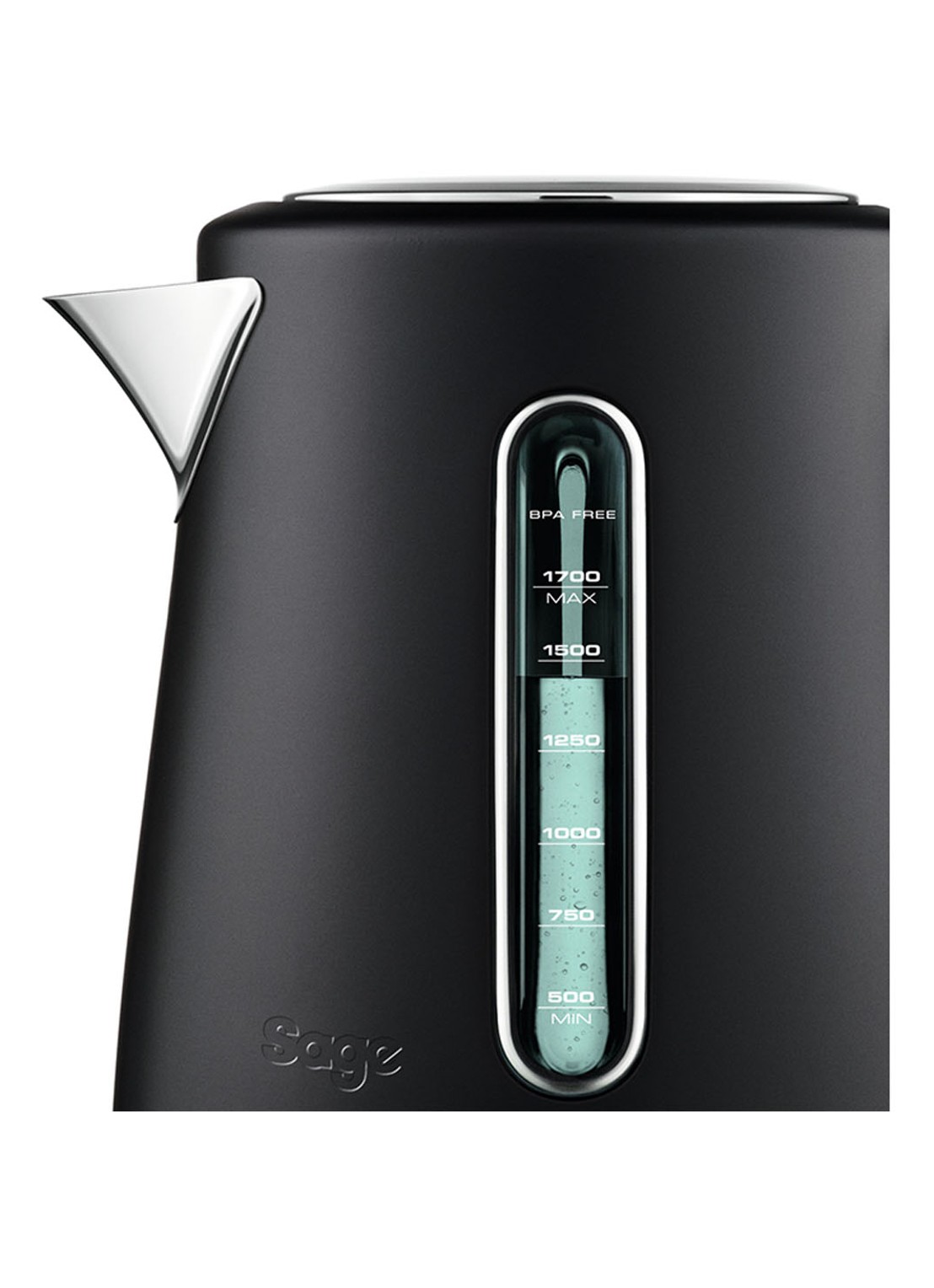 Sage The Soft Top Luxe waterkoker 1,7 liter SKE735BTR  - detail 3 zwart