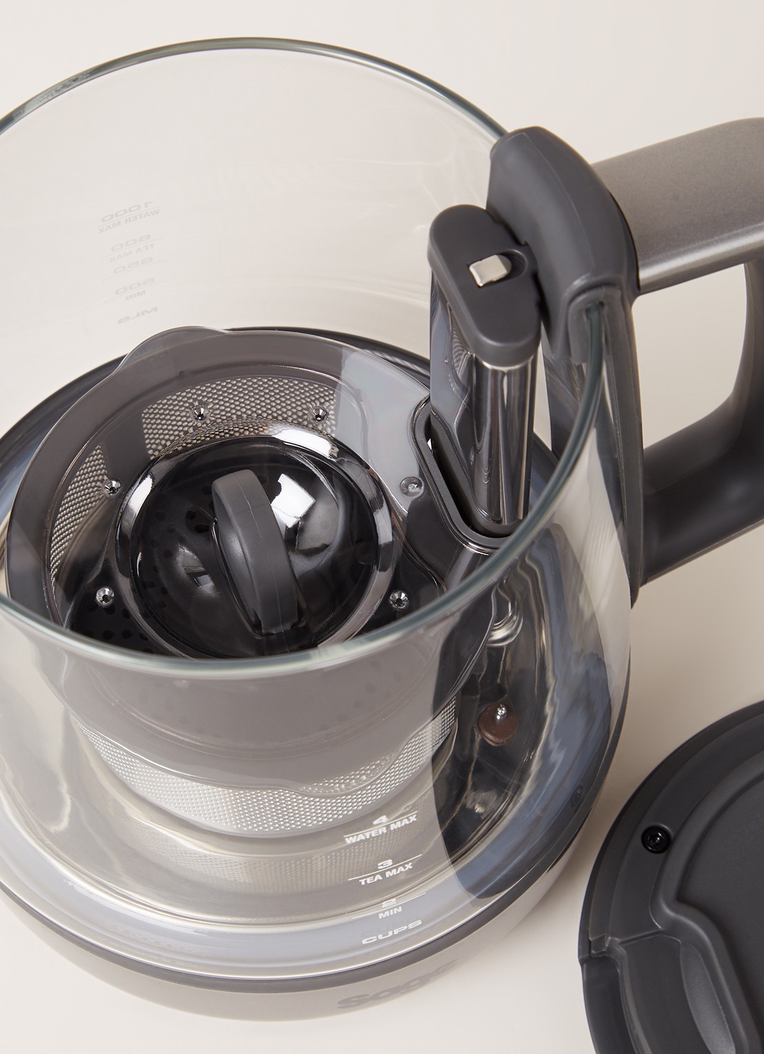 Sage the Tea Maker Compact theekoker STM700SHY - detail zilver