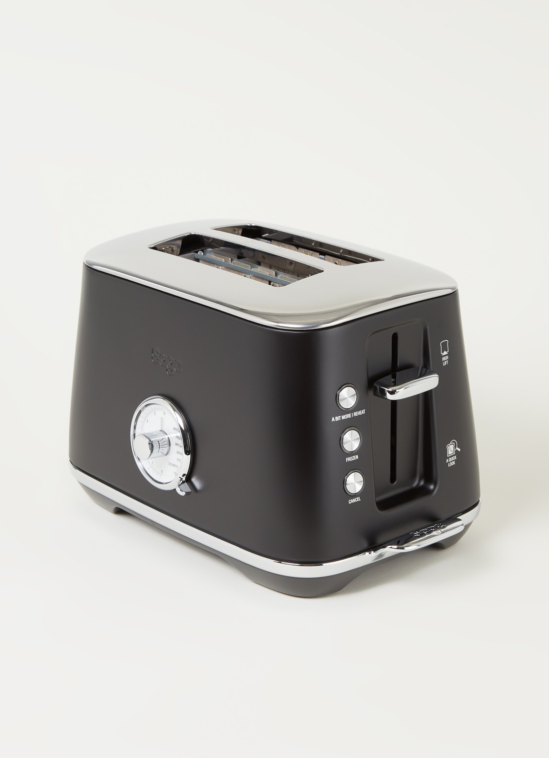 Sage Toast Select Luxe broodrooster STA735BTR 2-slots - detail zwart