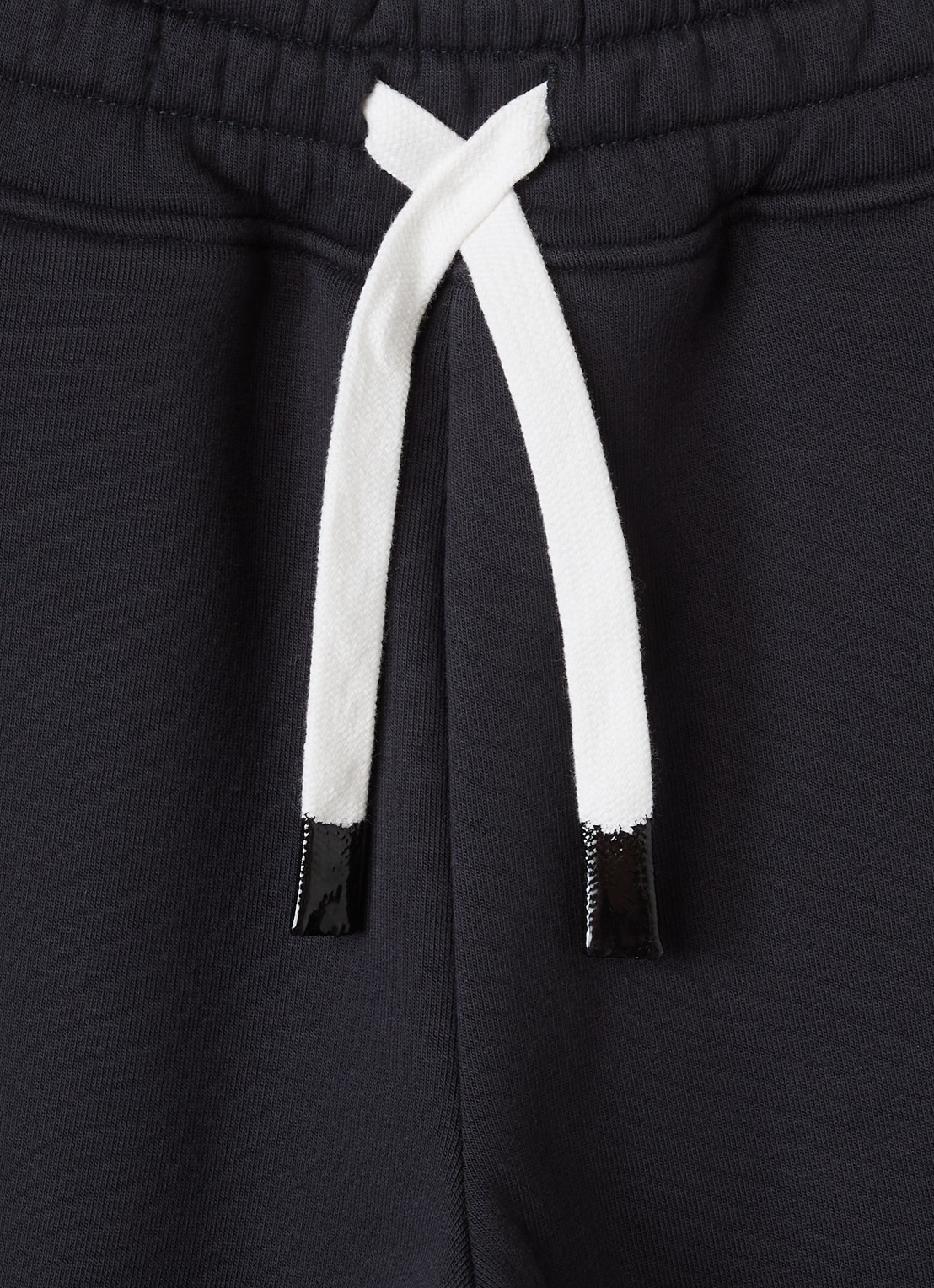 Saint Blanc Full Service straight fit joggingbroek met logoborduring - detail zwart