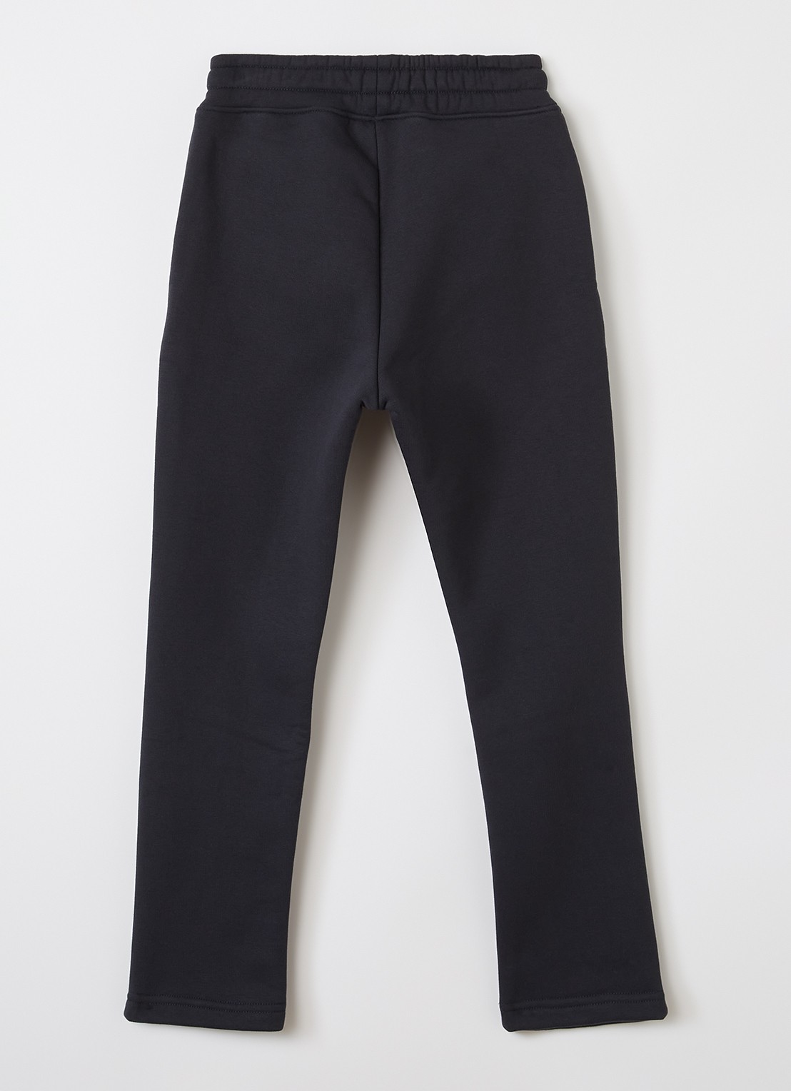 Saint Blanc Full Service straight fit joggingbroek met logoborduring - voorkant 3 zwart