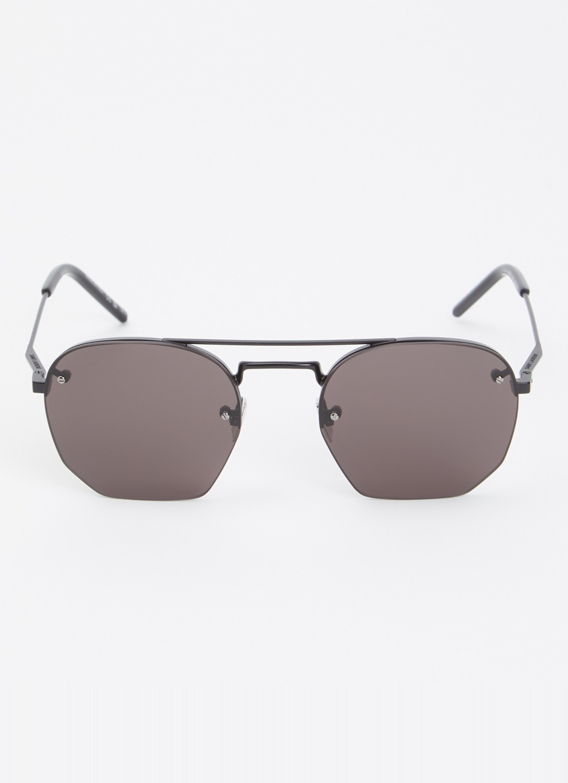 Saint Laurent Aviator zonnebril SL422 - detail zwart
