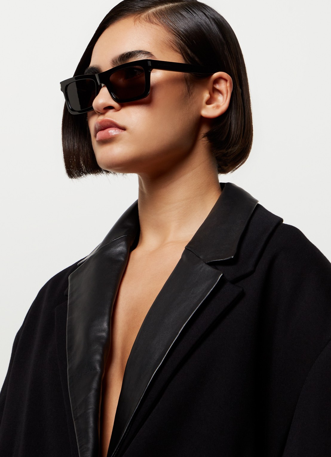 Saint Laurent Betty zonnebril SL461 - voorkant 2 zwart