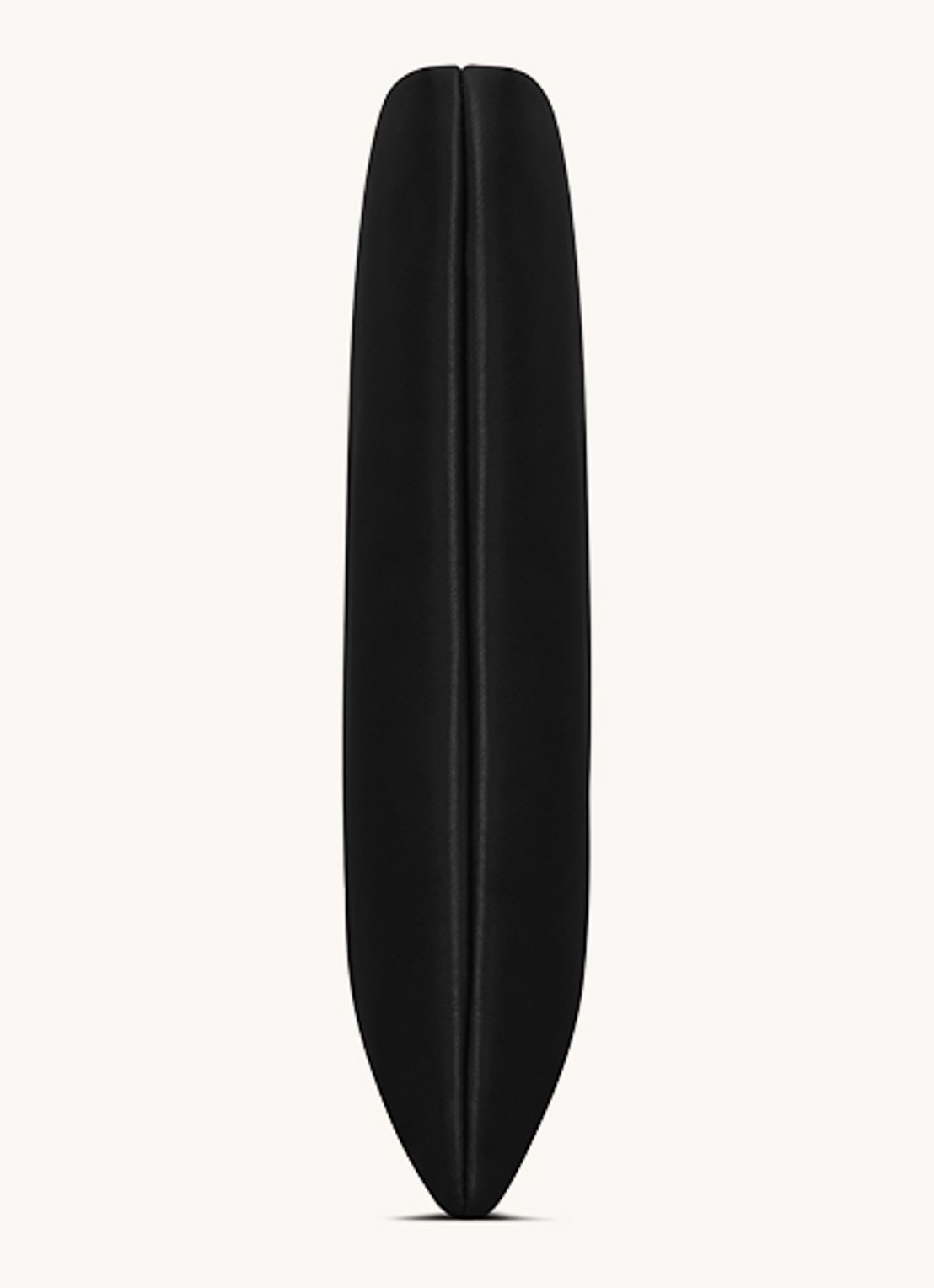 Saint Laurent Calypso Large clutch van lamsleer - achterkant 4 zwart