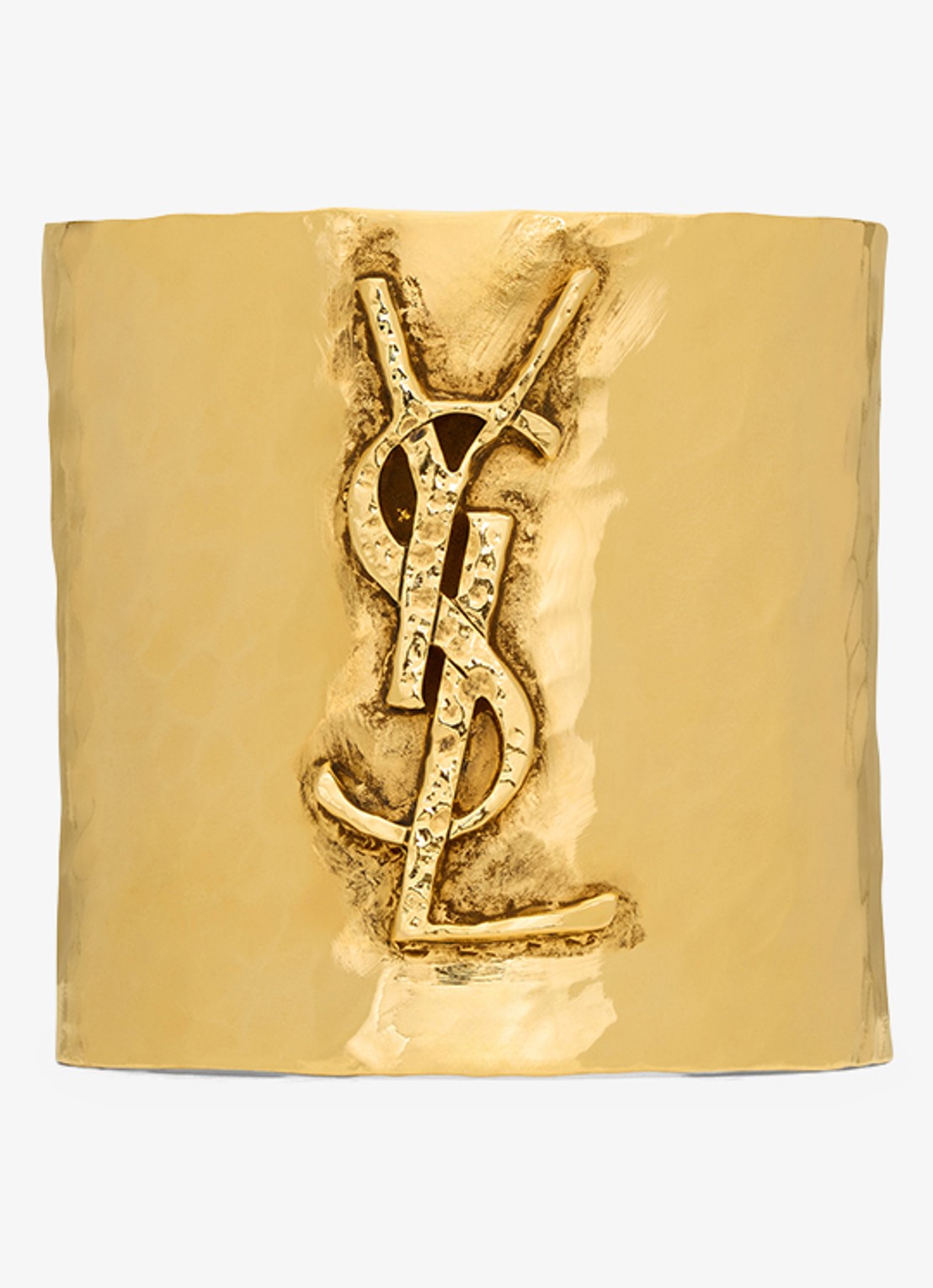 Saint Laurent Cassandre bangle met logo - detail 2 goud
