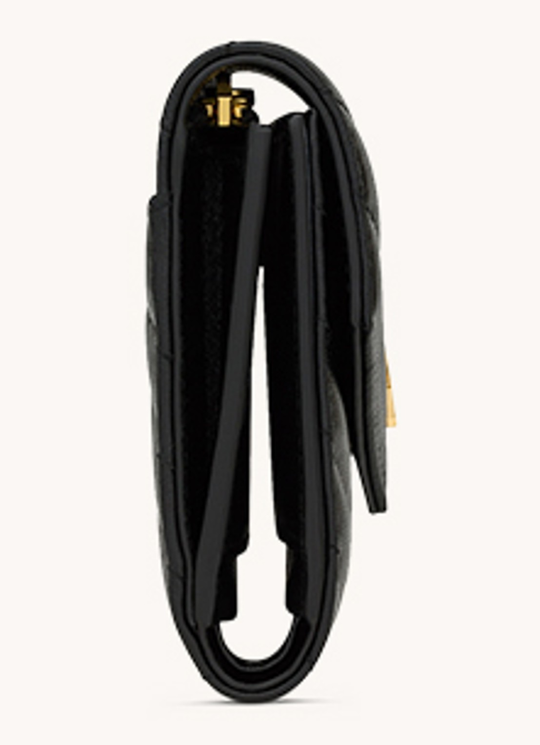 Saint Laurent Cassandre Matelassé portemonnee van kalfsleer - detail 2 zwart
