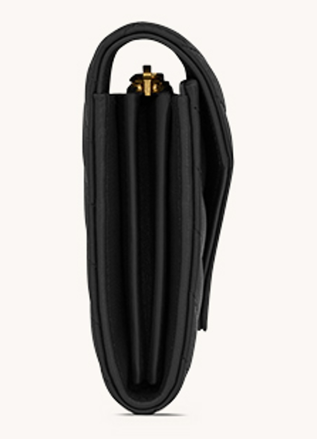 Saint Laurent Cassandre Matelassé portemonnee van lamsleer - achterkant 2 zwart