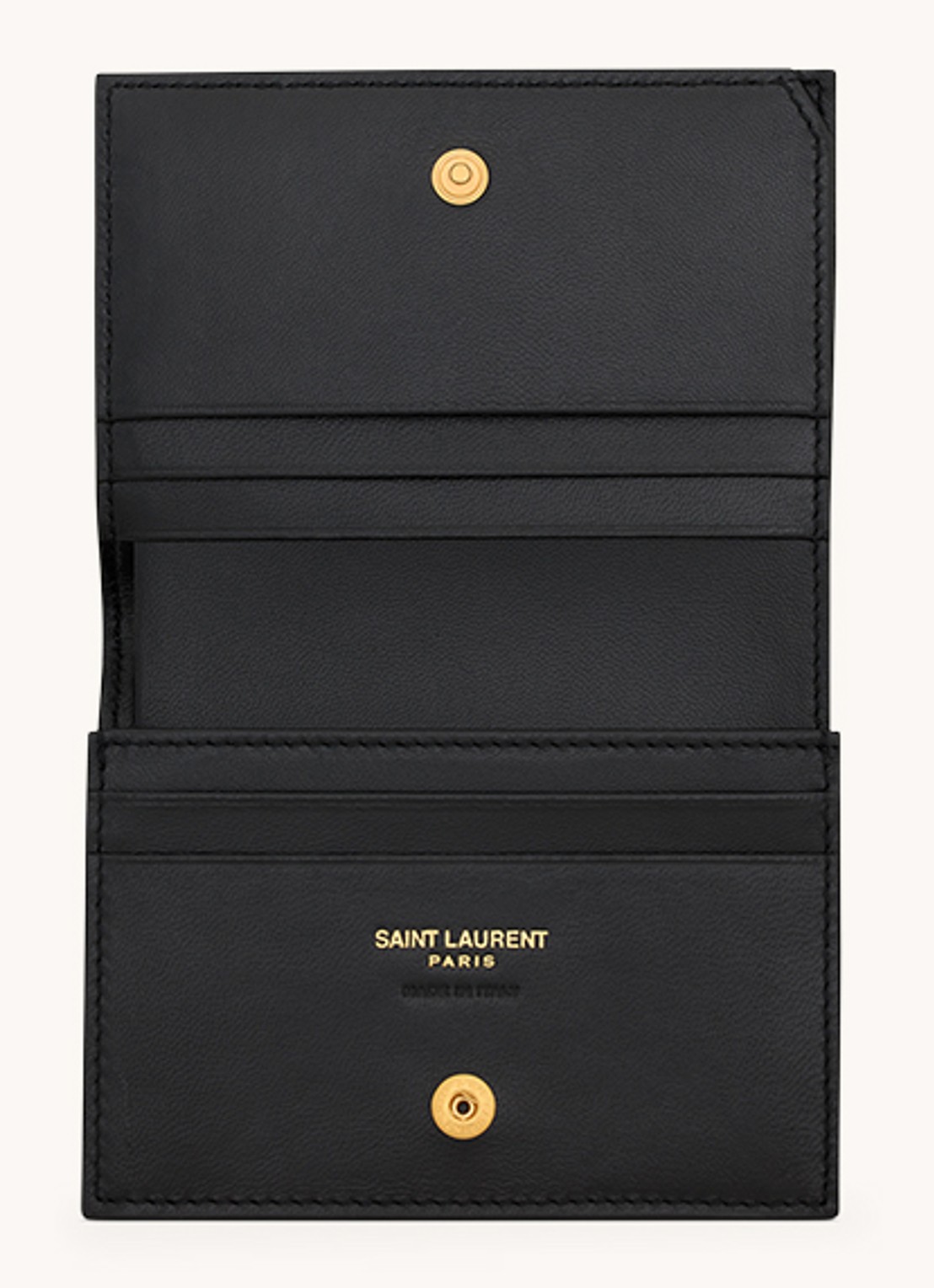 Saint Laurent Cassandre Matelassé portemonnee van quilted kalfsleer - detail 4 zwart