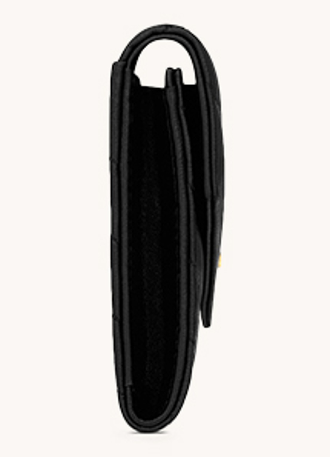 Saint Laurent Cassandre Matelassé Small Envelope portemonnee van quilted kalfsleer - detail 2 zwart