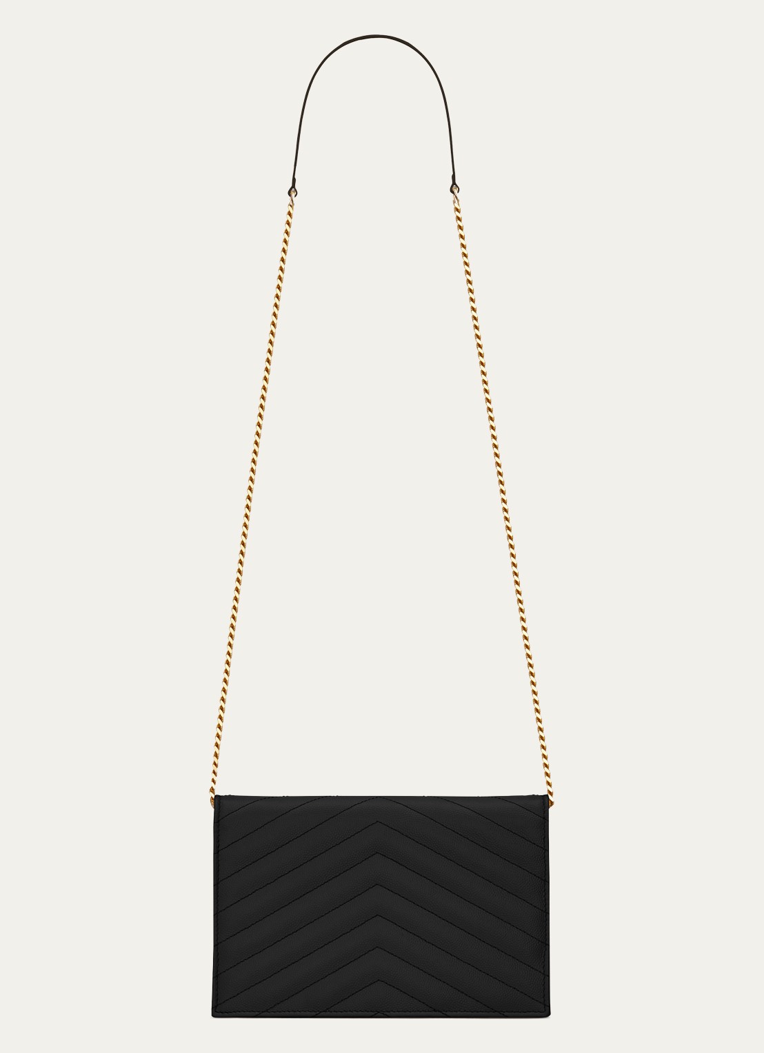 Saint Laurent Cassandre portemonnee van quilted kalfsleer - detail 5 zwart