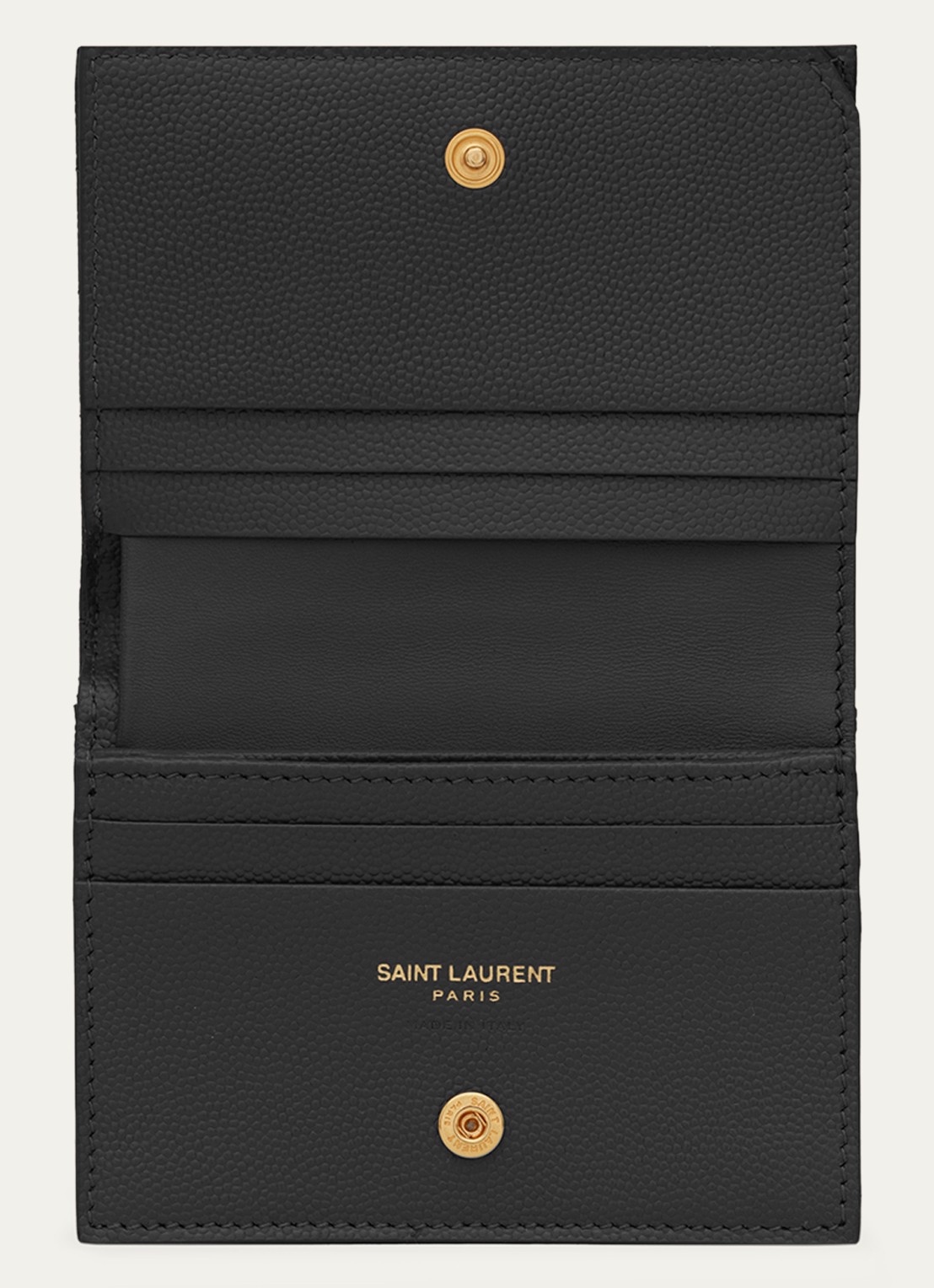 Saint Laurent Cassandre portemonnee van quilted kalfsleer - detail 2 zwart