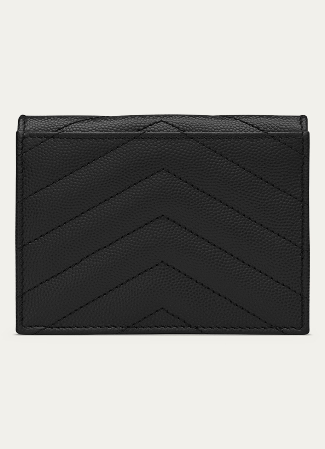 Saint Laurent Cassandre portemonnee van quilted kalfsleer - detail 4 zwart