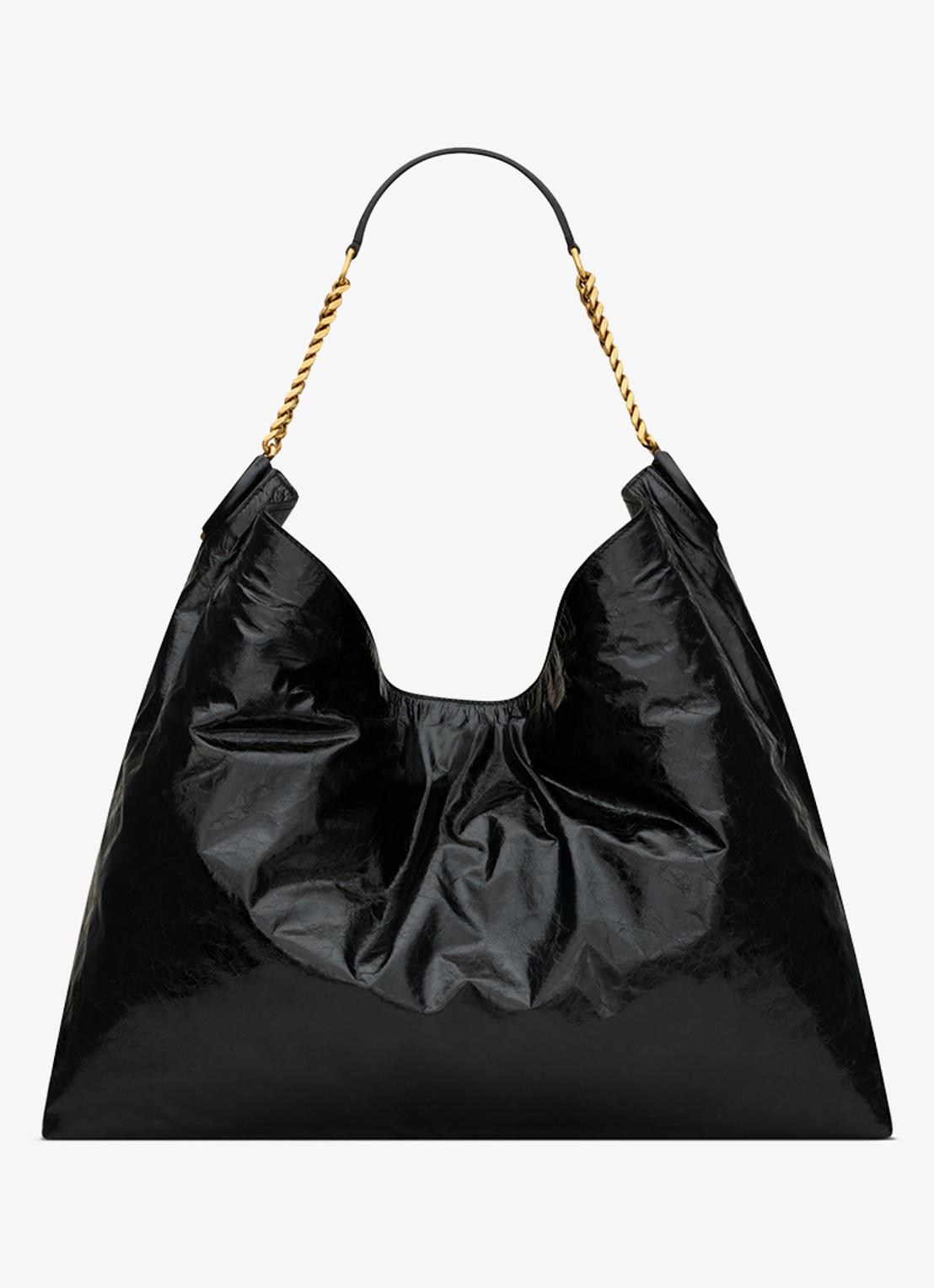 Saint Laurent Cassandre schoudertas van kalfsleer - achterkant 4 zwart