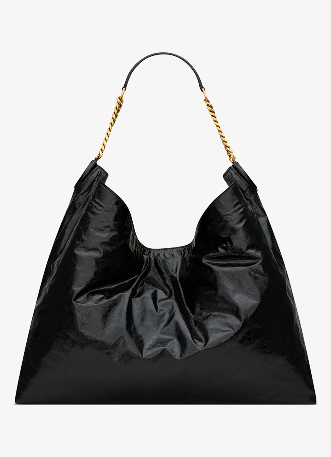 Saint Laurent Cassandre schoudertas van kalfsleer - voorkant 5 zwart