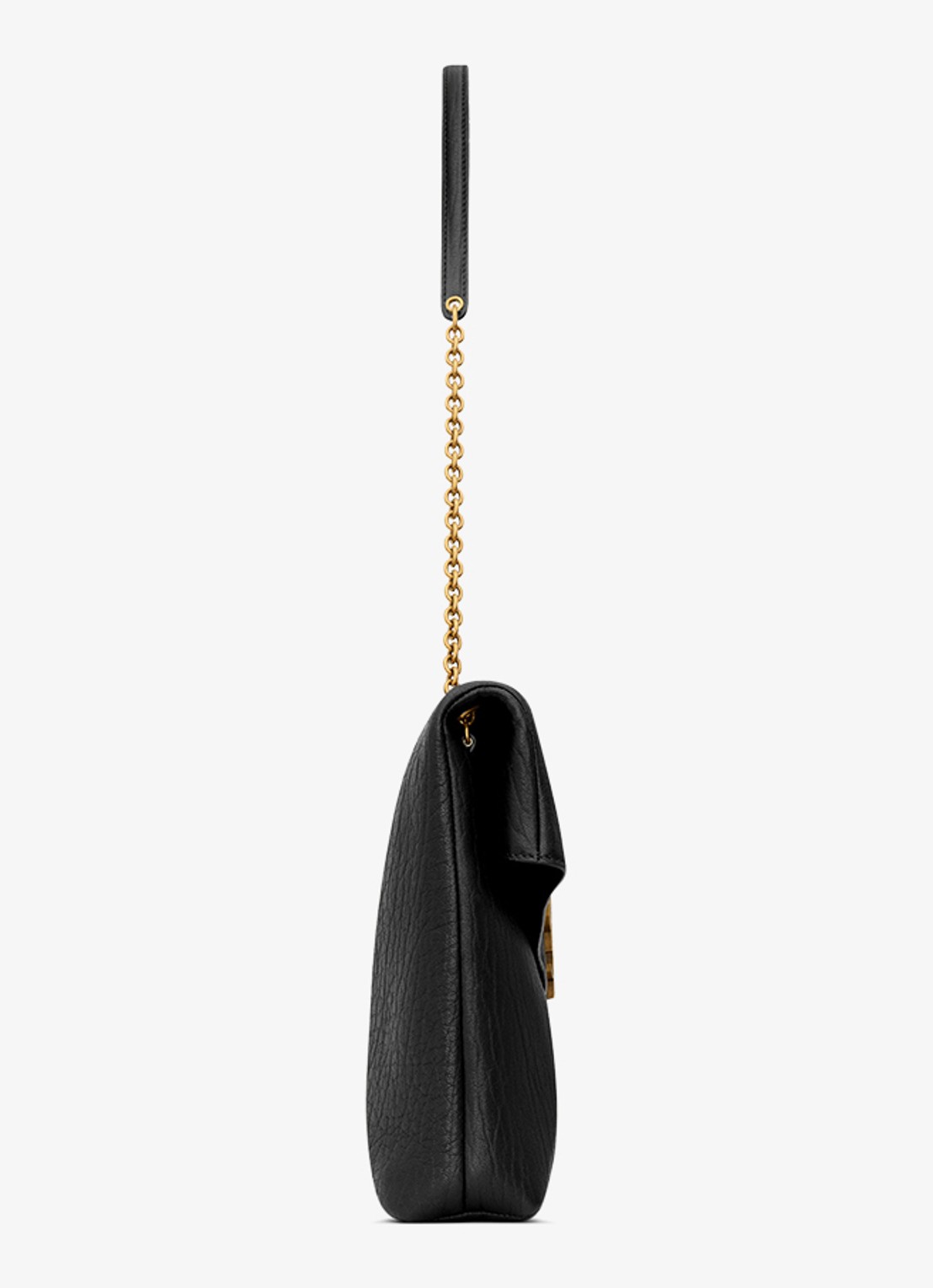 Saint Laurent Cassandre XXL schoudertas van lamsleer - detail 4 zwart