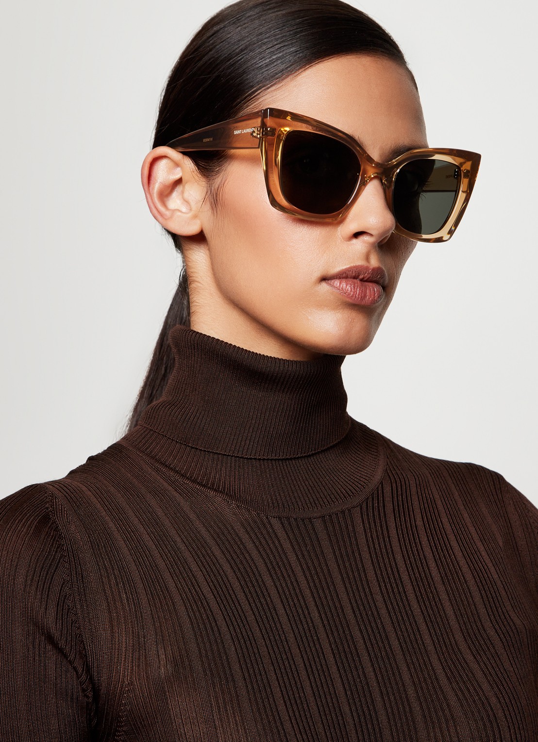 Saint Laurent Cat Eye zonnebril  SL 552 - voorkant 5 orange