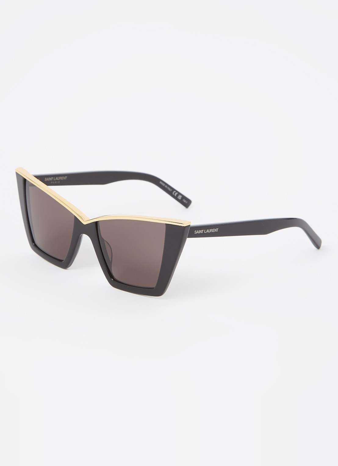 Saint Laurent Cat Eye zonnebril SL 570 - voorkant zwart