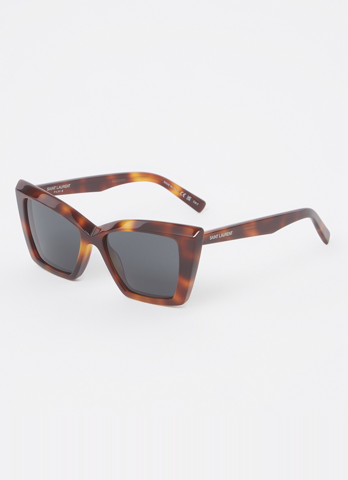 Saint Laurent Cat Eye zonnebril SL 657 - voorkant kastanjebruin