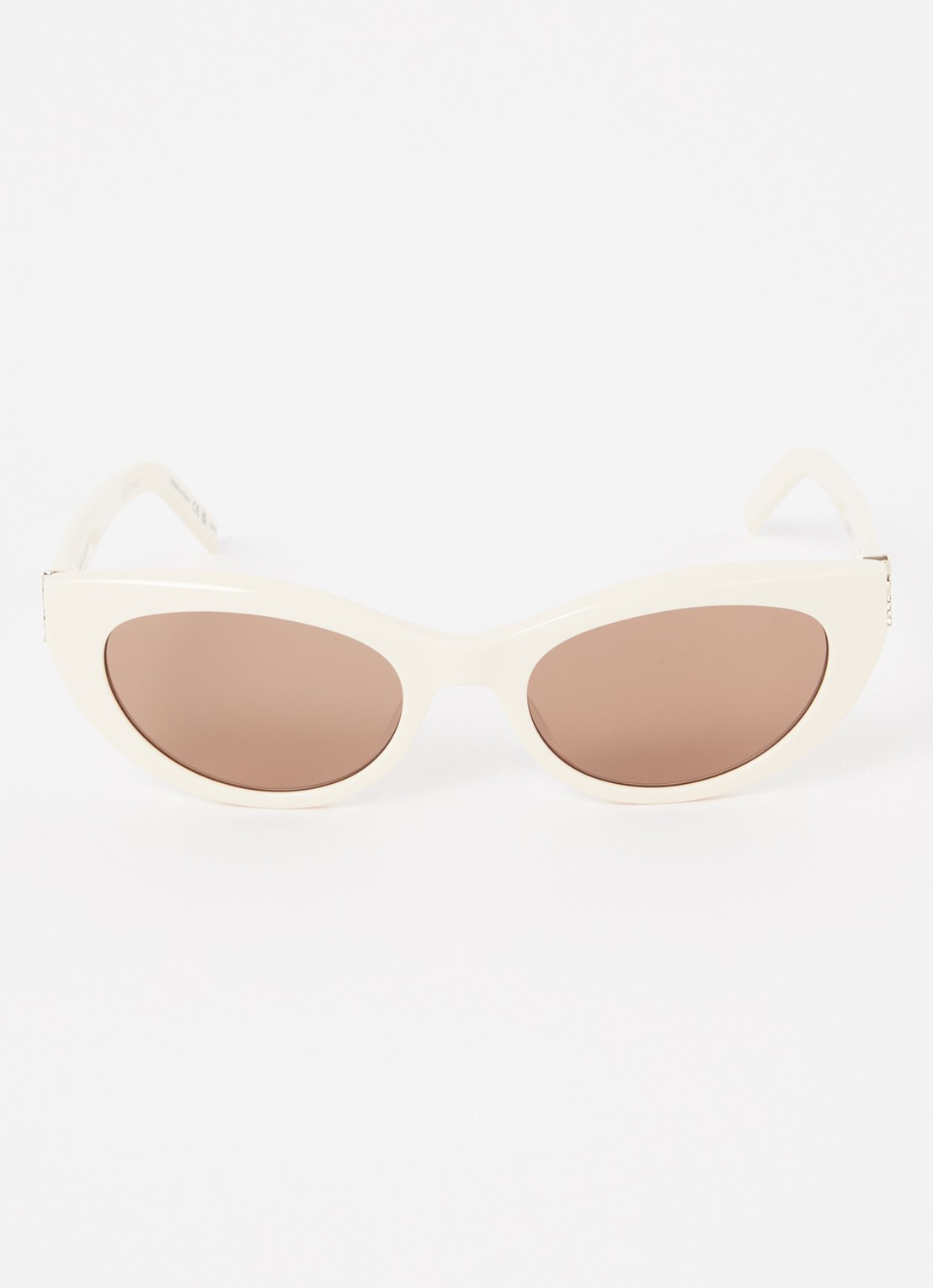 Saint Laurent Cat Eye zonnebril  SLM115 - detail 3 gebroken wit