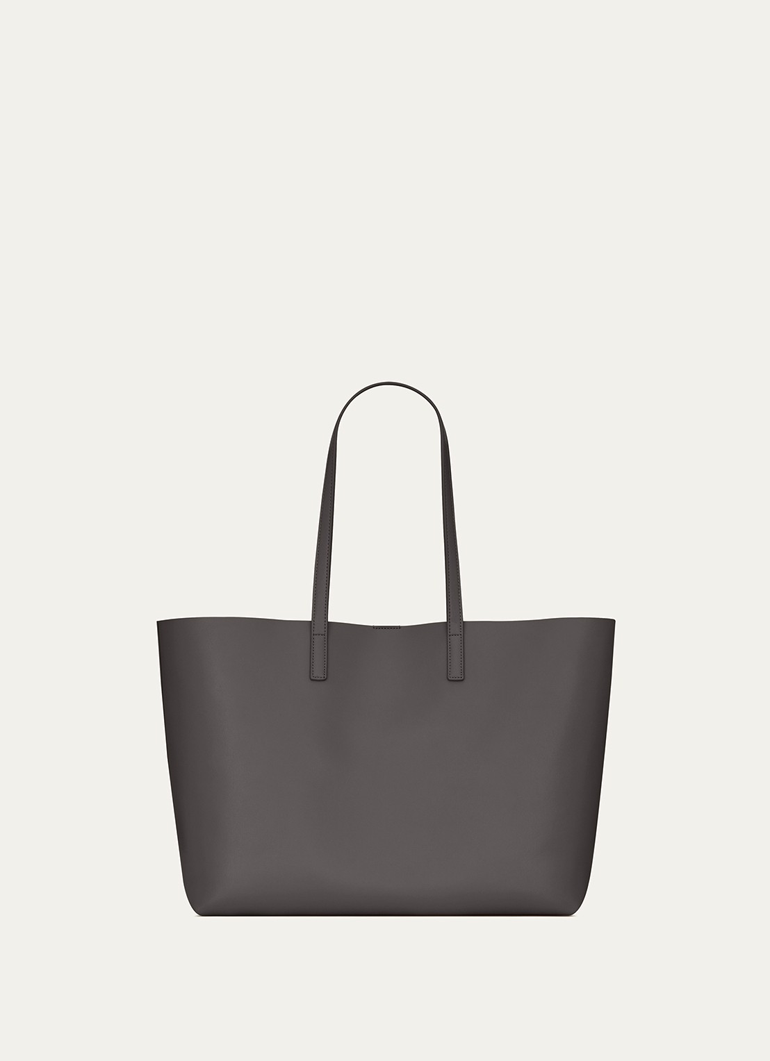 Saint Laurent E/W shopper van kalfsleer - detail 3 grijs