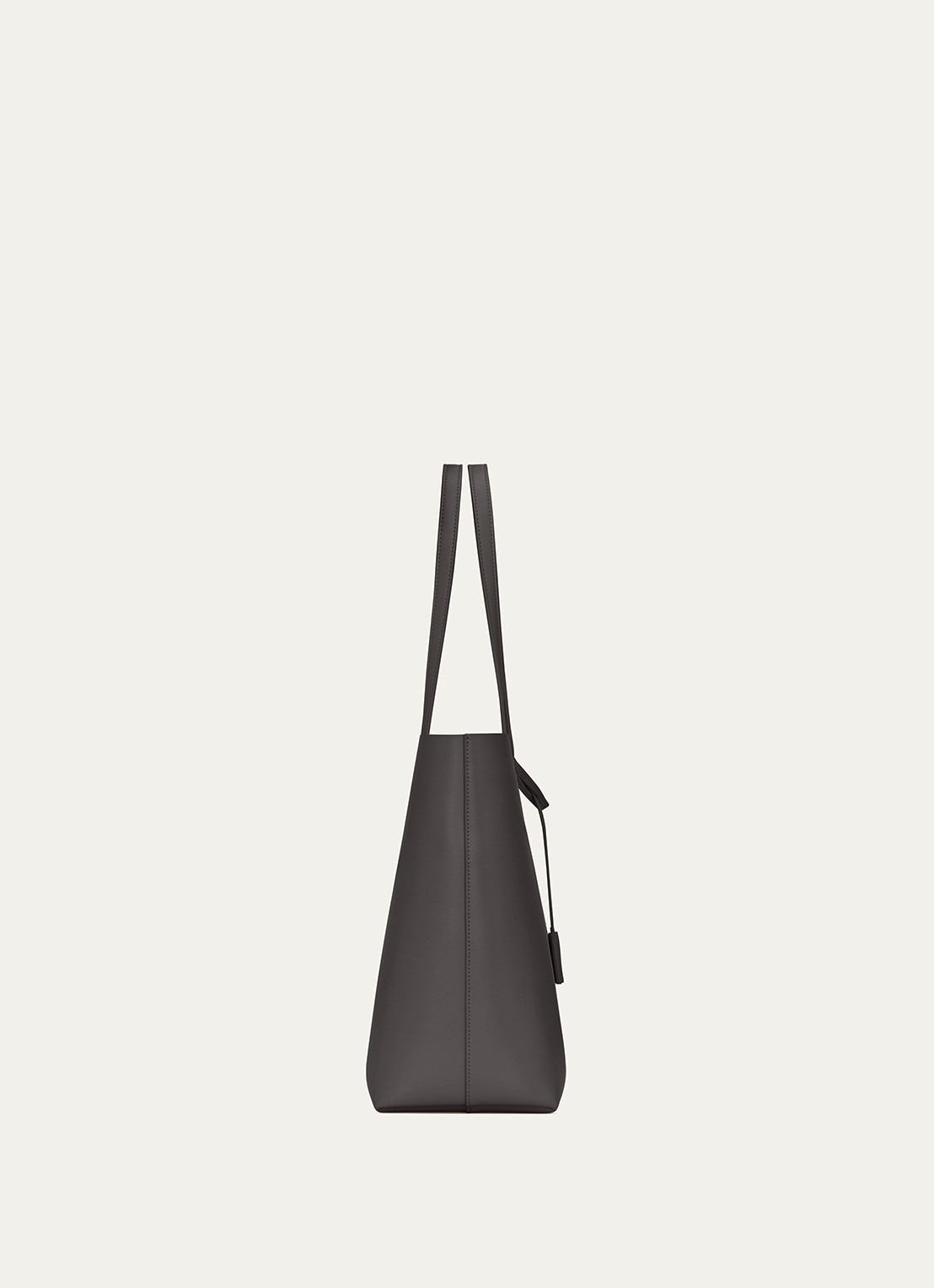 Saint Laurent E/W shopper van kalfsleer - detail 4 grijs