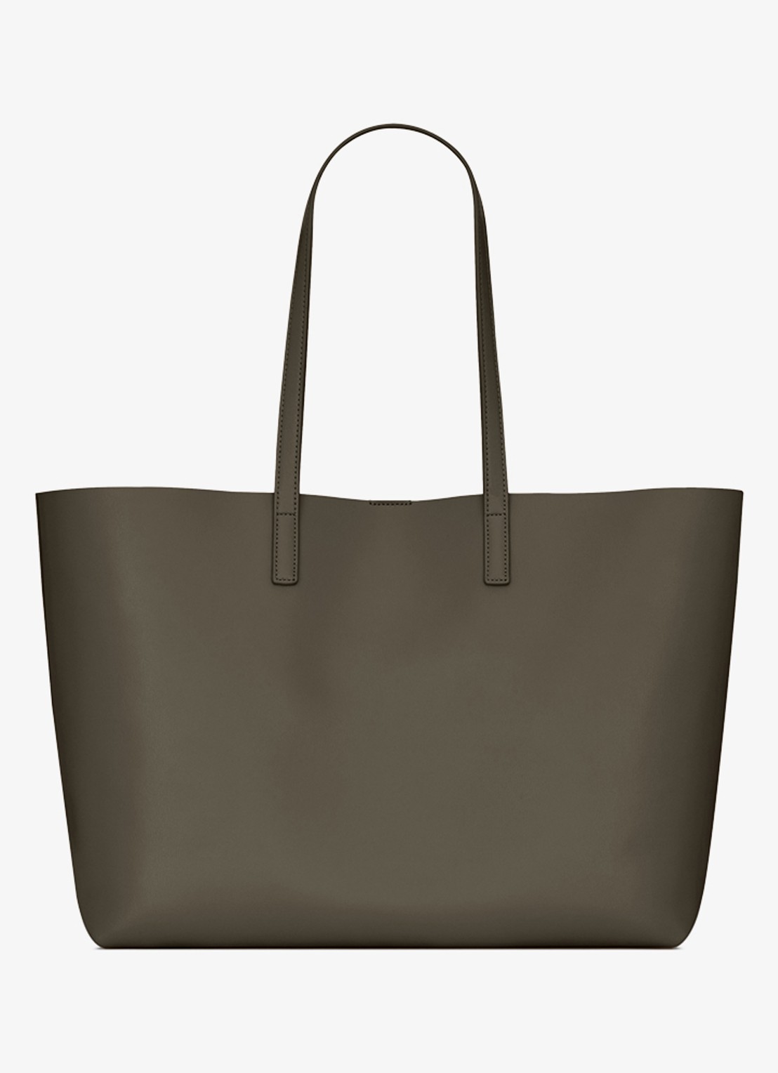 Saint Laurent East/West shopper van kalfsleer - achterkant 5 donkergrijs