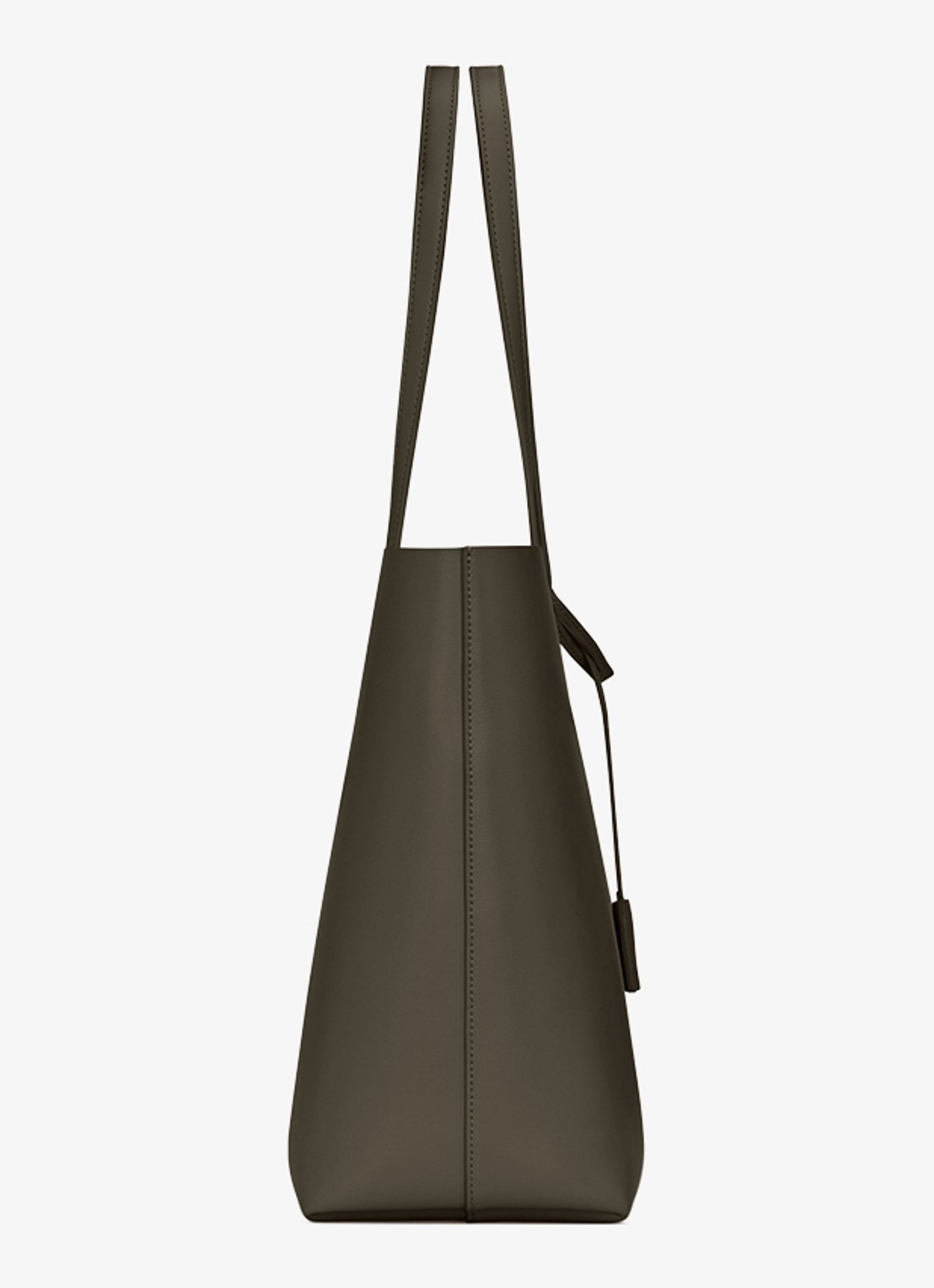 Saint Laurent East/West shopper van kalfsleer - detail 4 donkergrijs