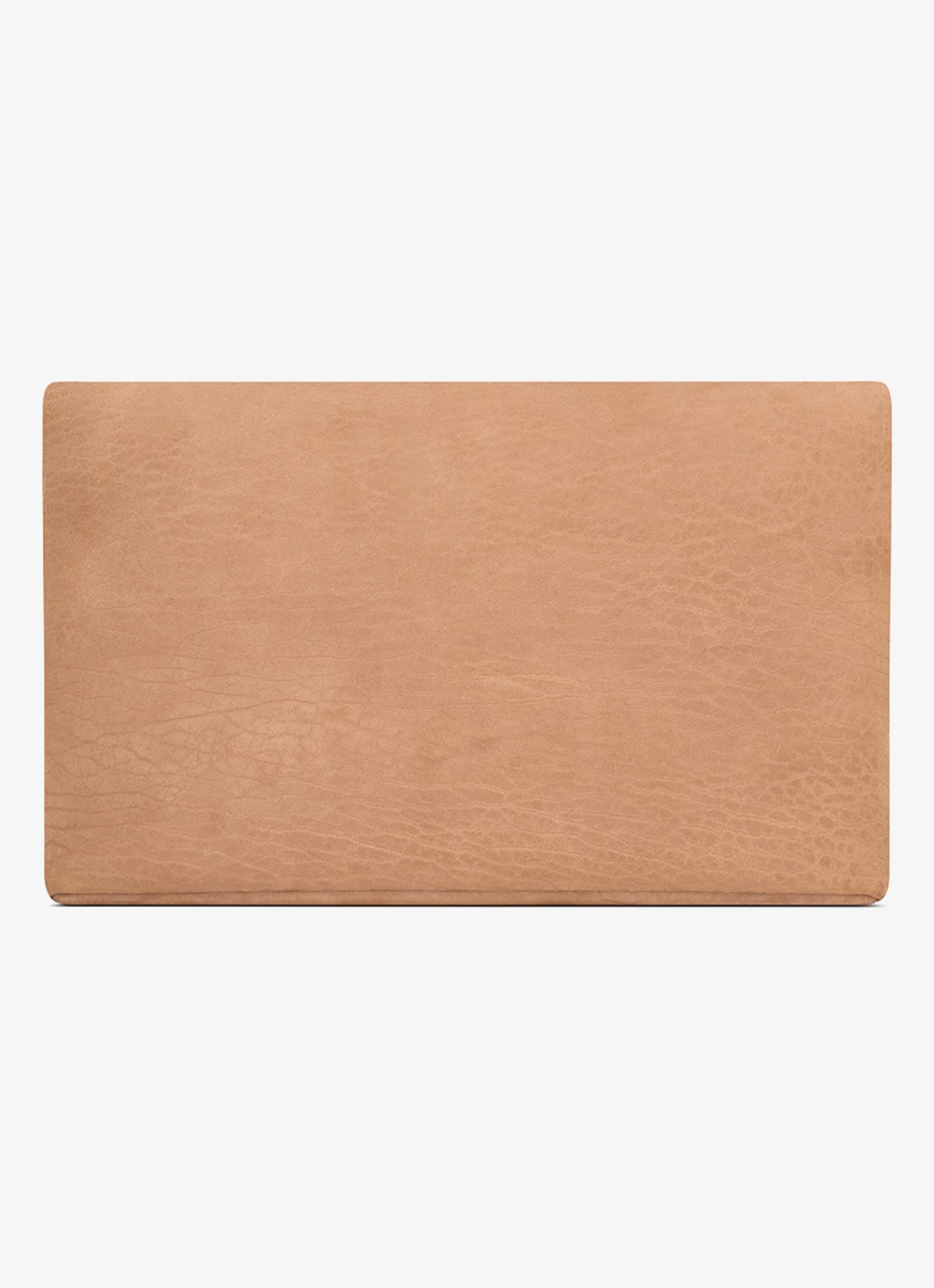 Saint Laurent Envelope Large clutch van lamsleer - achterkant lichtbruin