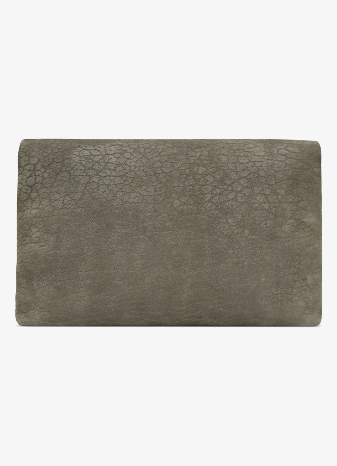 Saint Laurent Envelope Large clutch van lamsleer - achterkant 5 grijs