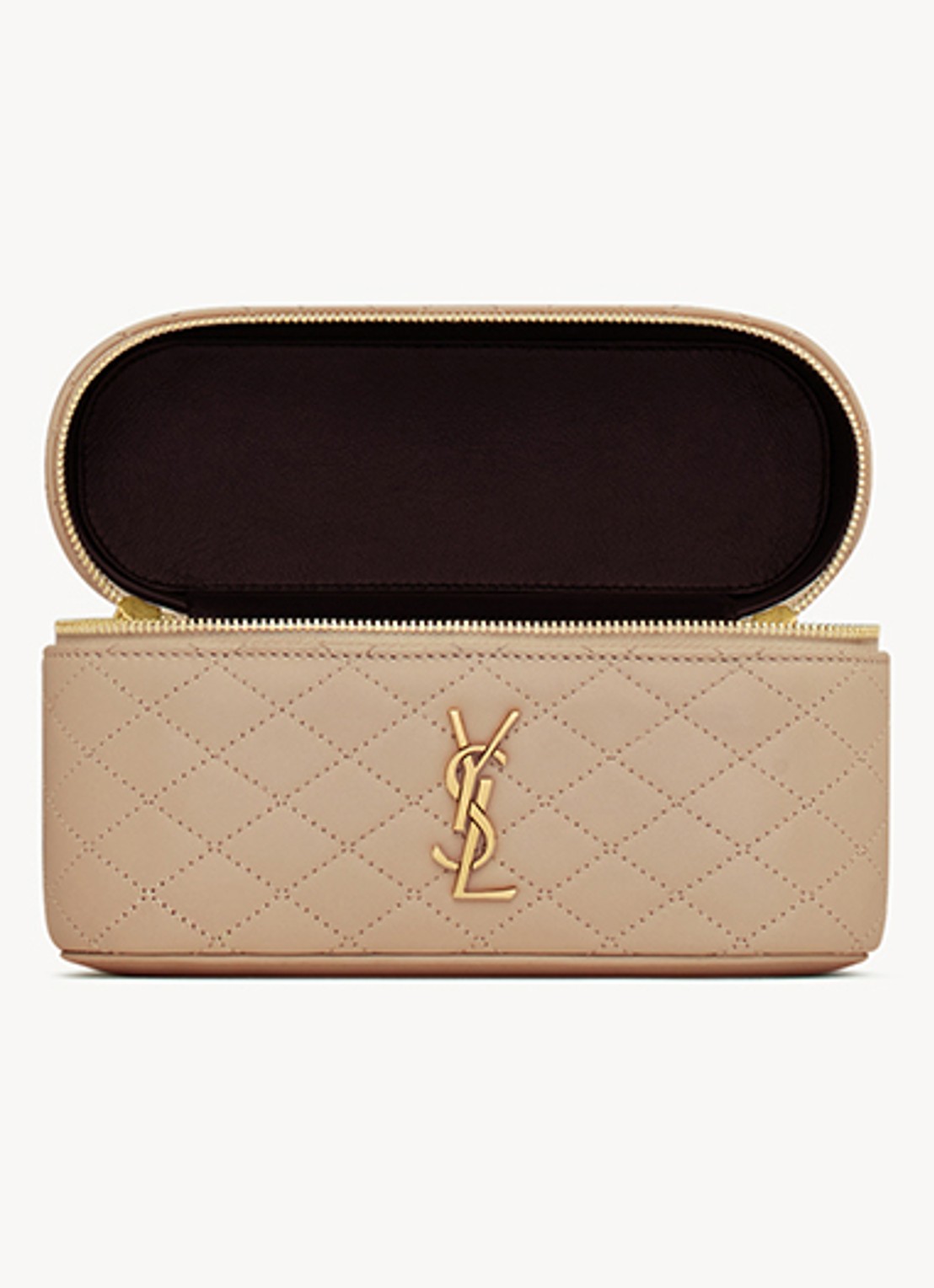Saint Laurent Gaby Vanity handtas van lamsleer - detail 7 beige