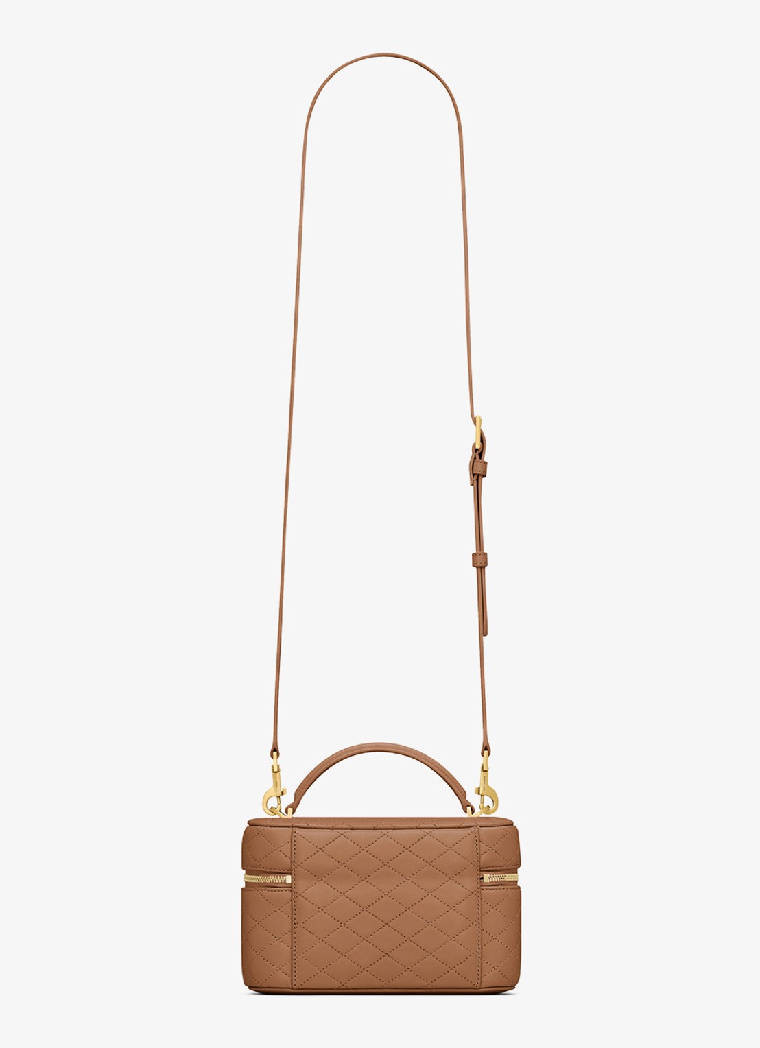 Saint Laurent Gaby Vanity handtas van lamsleer - achterkant 5 bruin