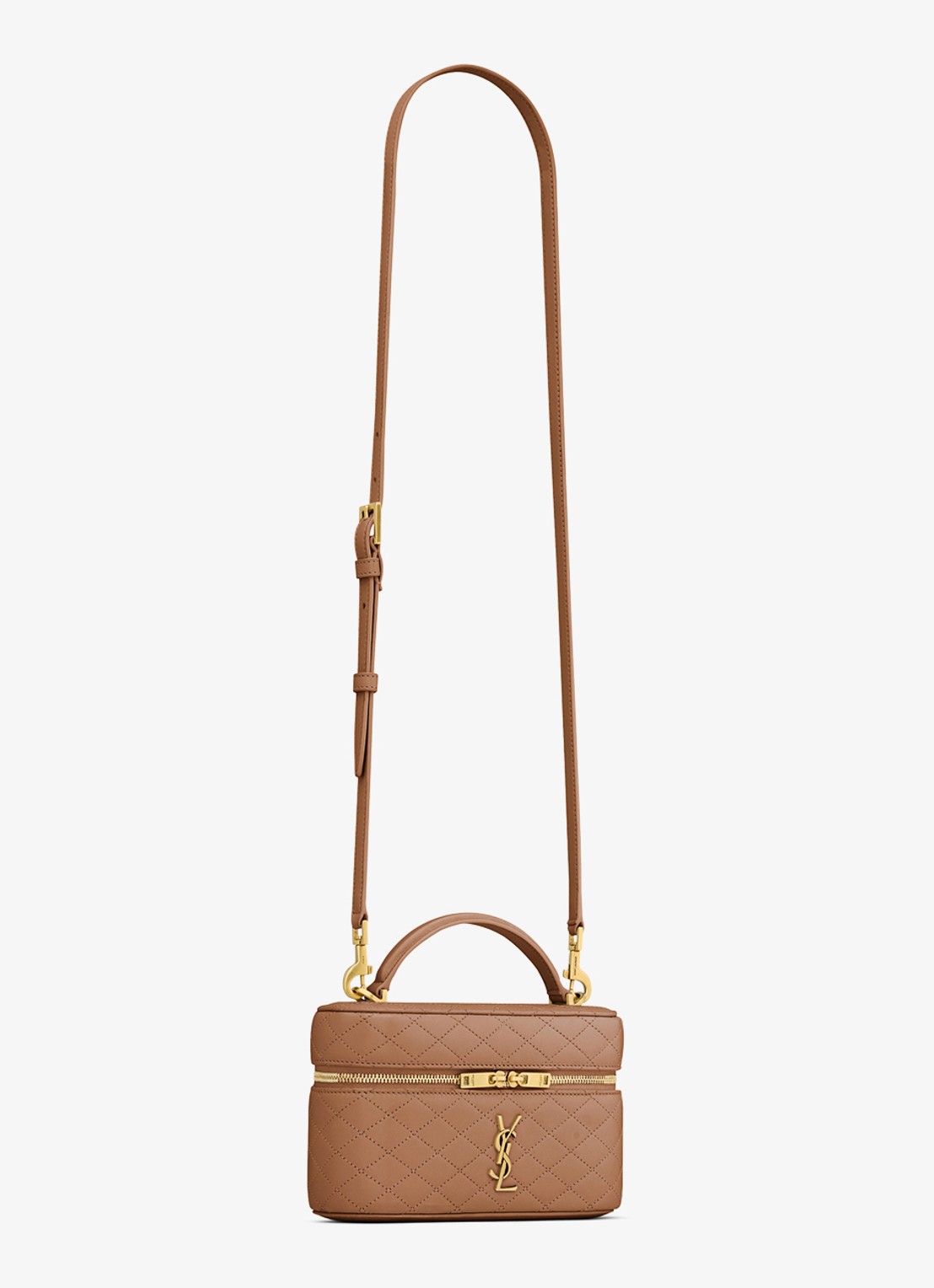 Saint Laurent Gaby Vanity handtas van lamsleer - detail 3 bruin
