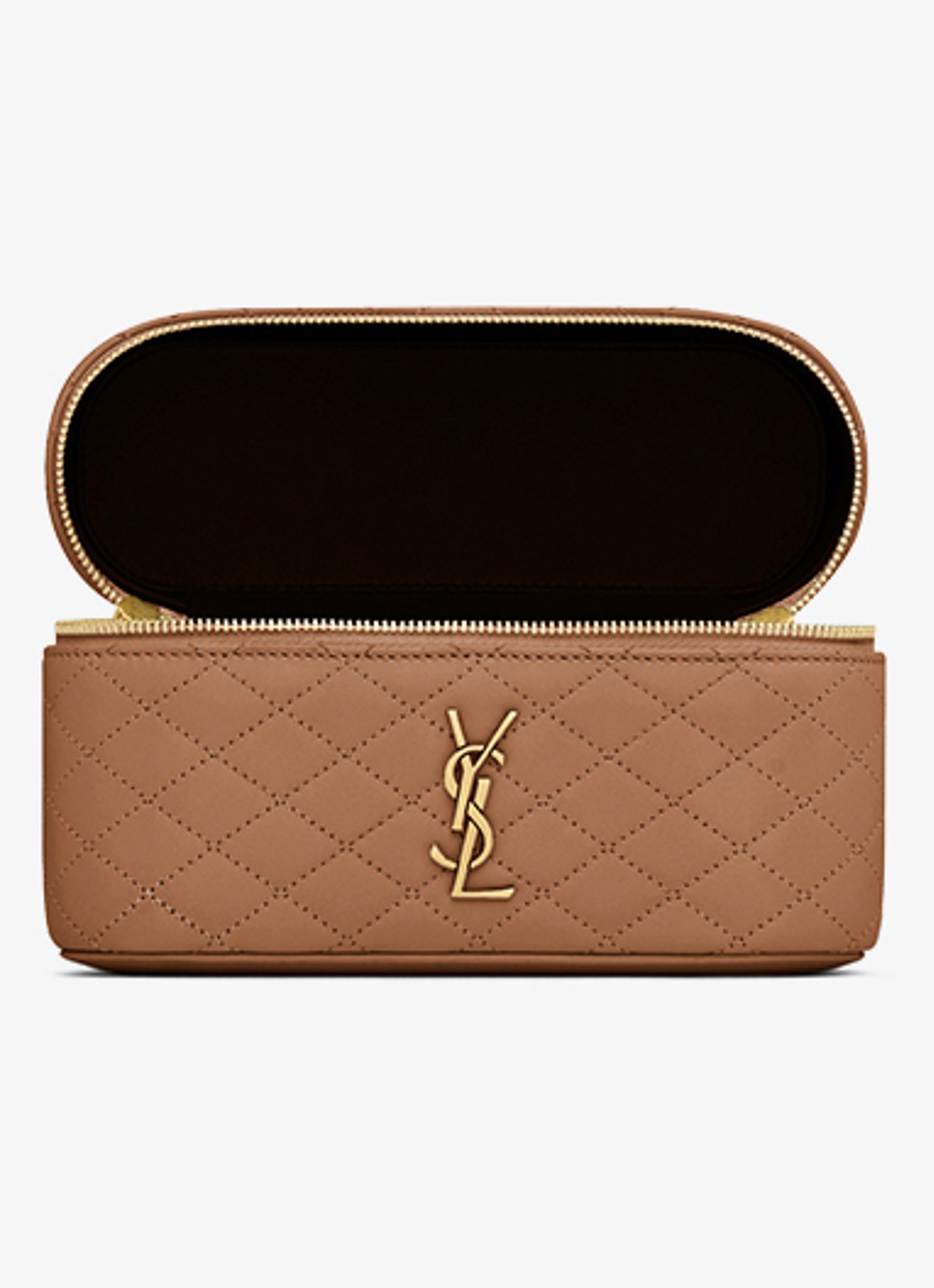 Saint Laurent Gaby Vanity handtas van lamsleer - detail 4 bruin