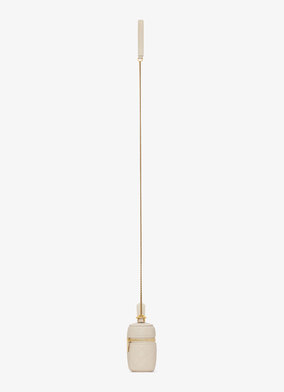 Saint Laurent Gaby Vanity Micro handtas van lamsleer - detail 4 gebroken wit