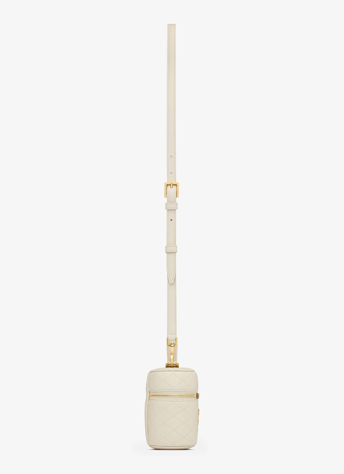 Saint Laurent Gaby Vanity Mini handtas van lamsleer - detail 5 gebroken wit