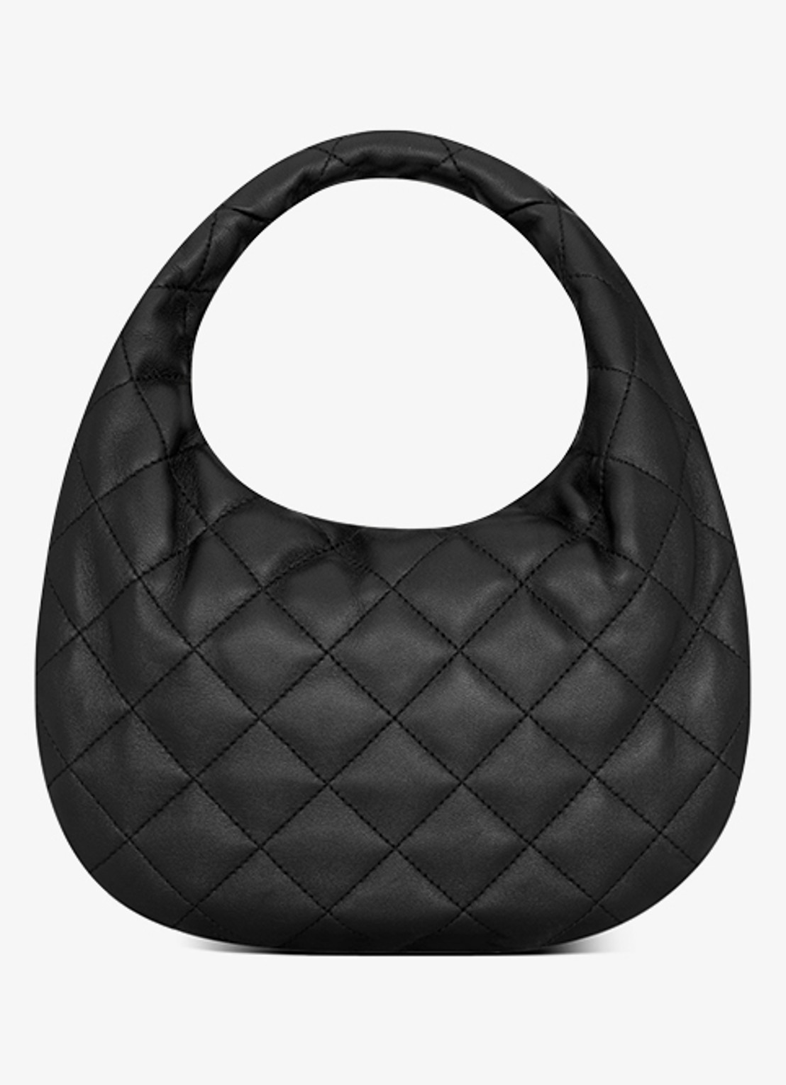 Saint Laurent Icarino handtas van lamsleer - achterkant zwart