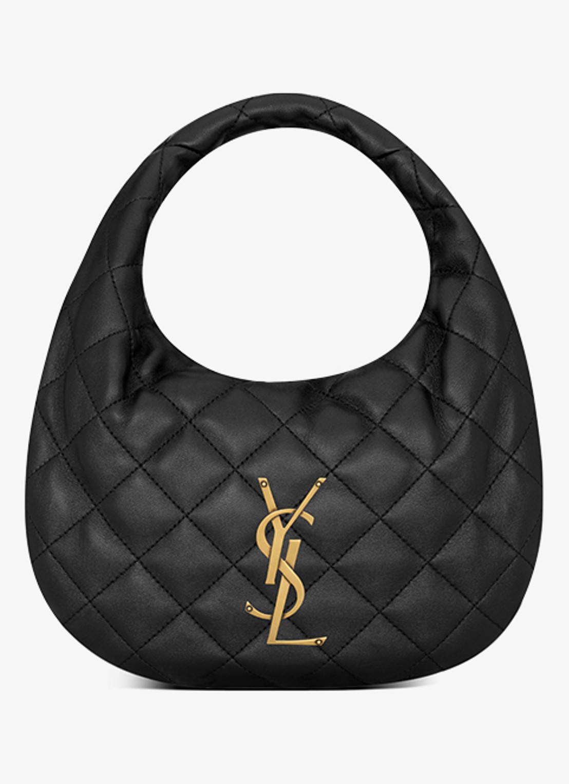 Saint Laurent Icarino handtas van lamsleer - voorkant 5 zwart