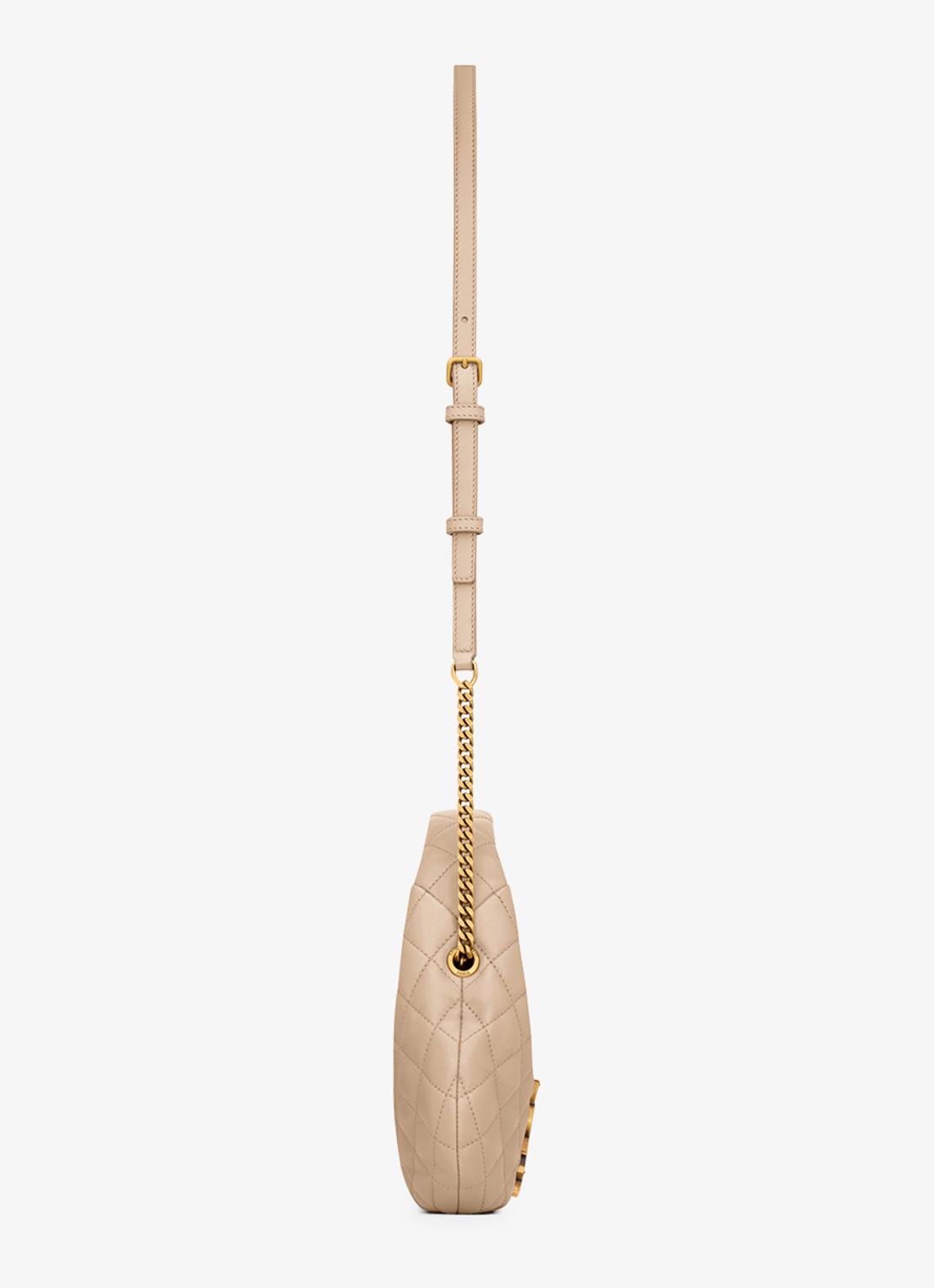 Saint Laurent Icarino Mini handtas van lamsleer - detail 2 beige